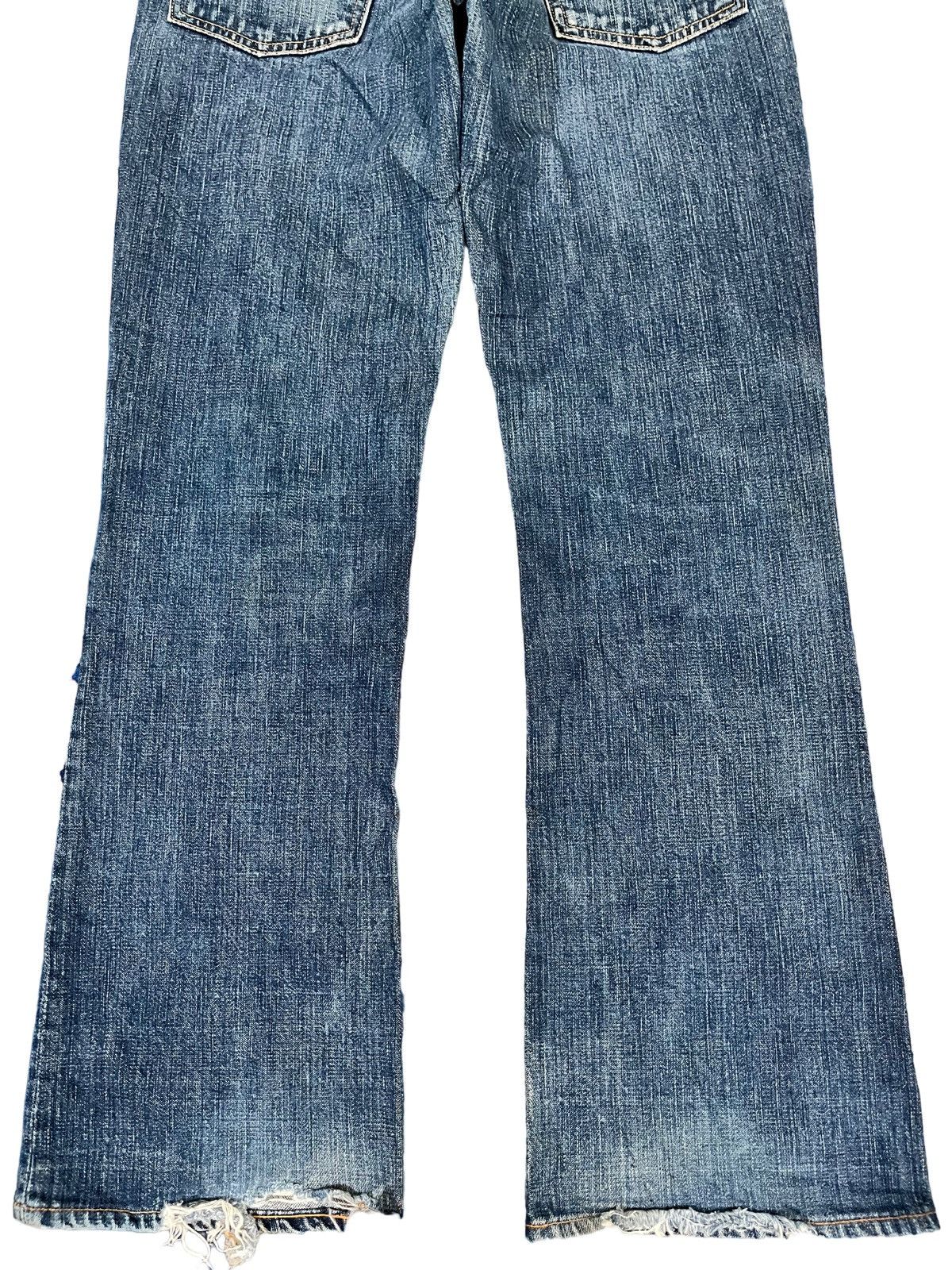 Johnbull Vintage Johnbull Kojima Flare Bootcut Indigo Denim Size US 31 - 5 Thumbnail