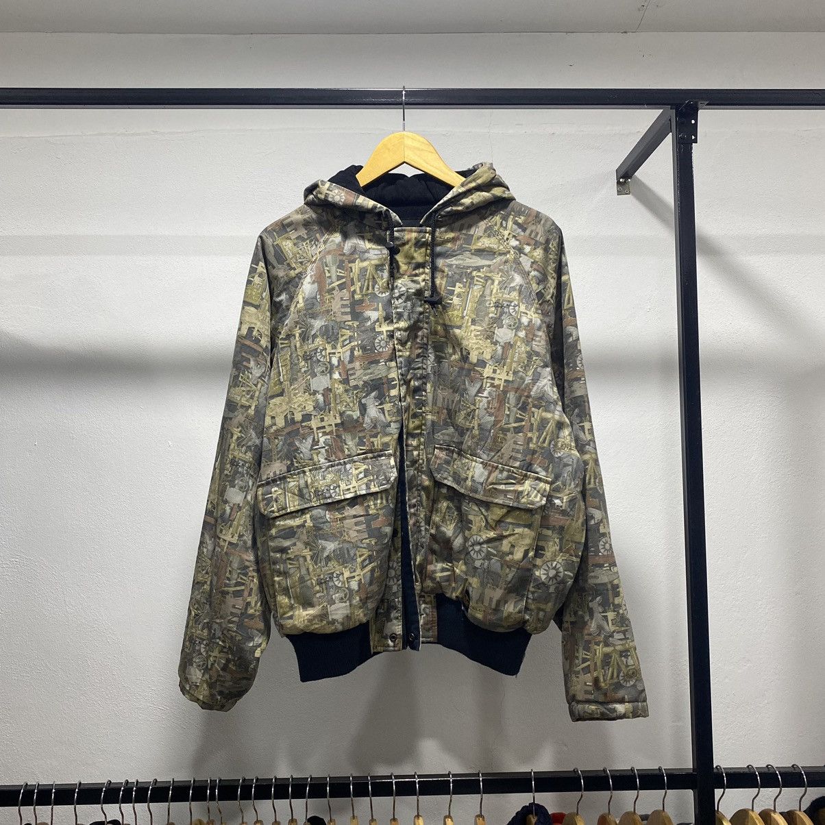 Walls Sick☠️ Walls Oilfield Camo Hunting Jacket Winter Realtree 90s Size US L / EU 52-54 / 3 - 1 Thumbnail