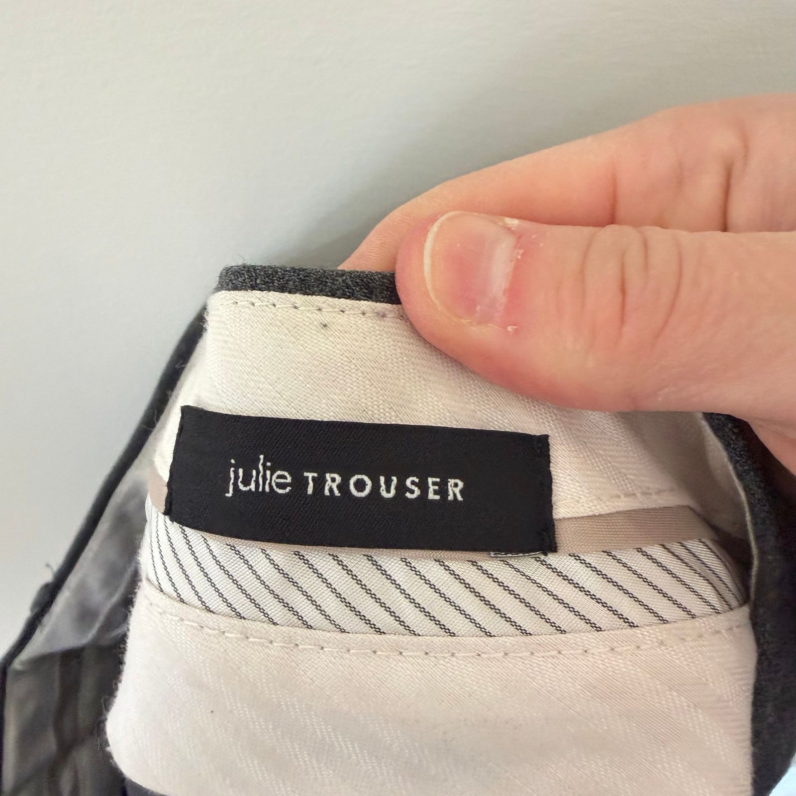 Ann Taylor Ann Taylor Loft Gray Julie Trousers Sz 4P Size 27" / US 4 / IT 40 - 3 Thumbnail