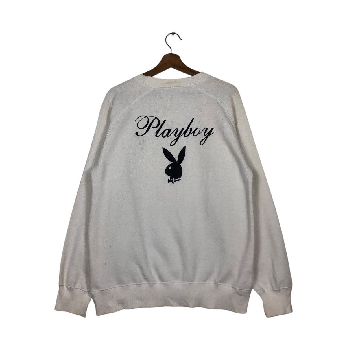 Japanese Brand 📌Vintage Sweatshirt Pull Over Playboy Big Logo Size US M / EU 48-50 / 2 - 1 Thumbnail