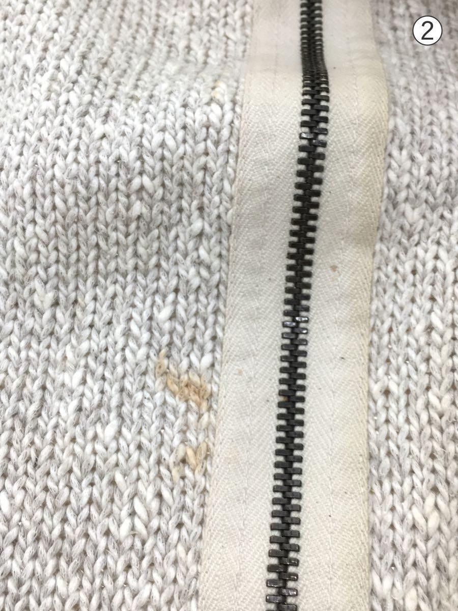 Y's × Yohji Yamamoto Zip Knit Cardigan Size US L / EU 52-54 / 3 - 4 Thumbnail