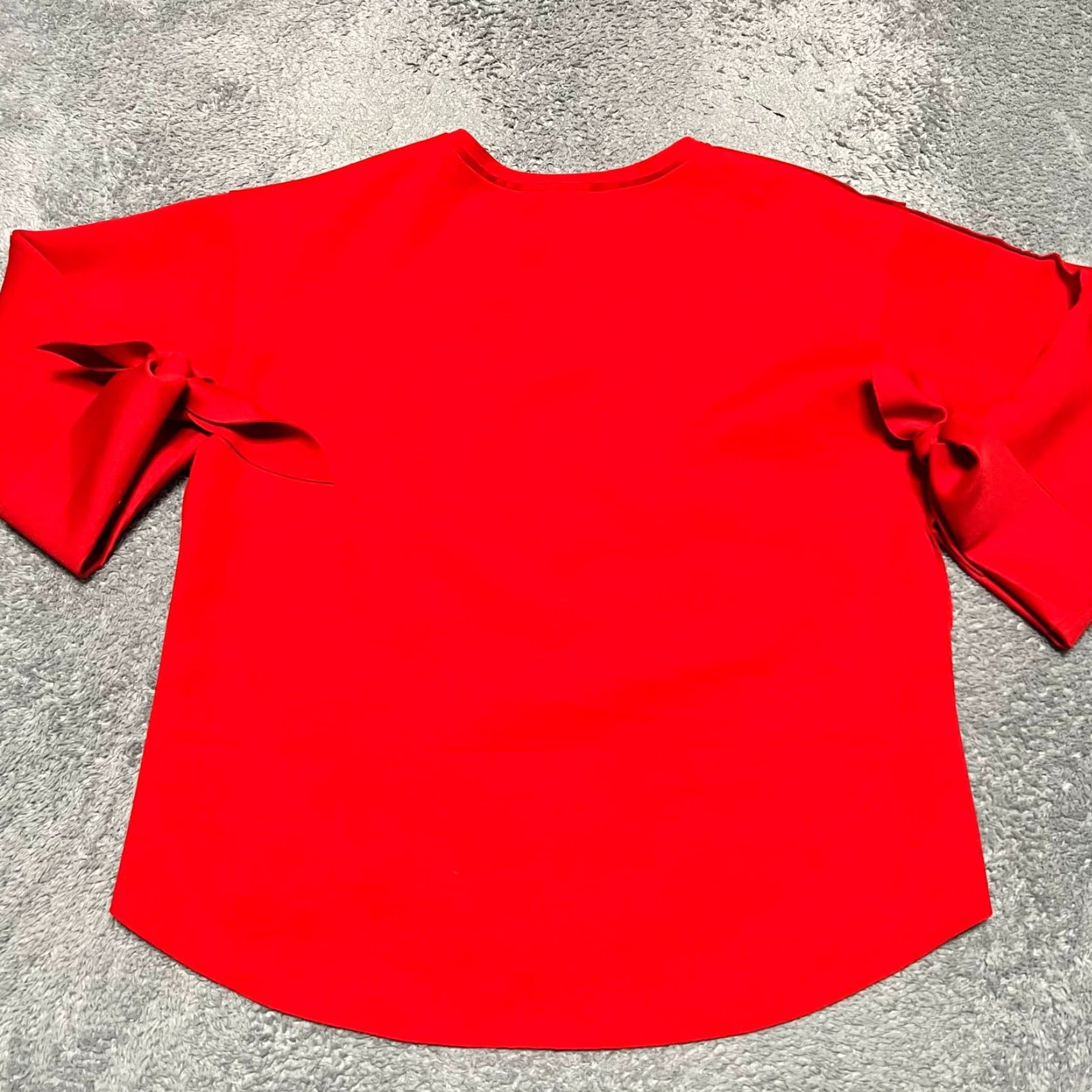 Vintage IC by Connie K Sweatshirt Womens Large Red Tie Sleeve Made USA Shirt Womens L Red Size L / US 10 / IT 46 - 3 Thumbnail