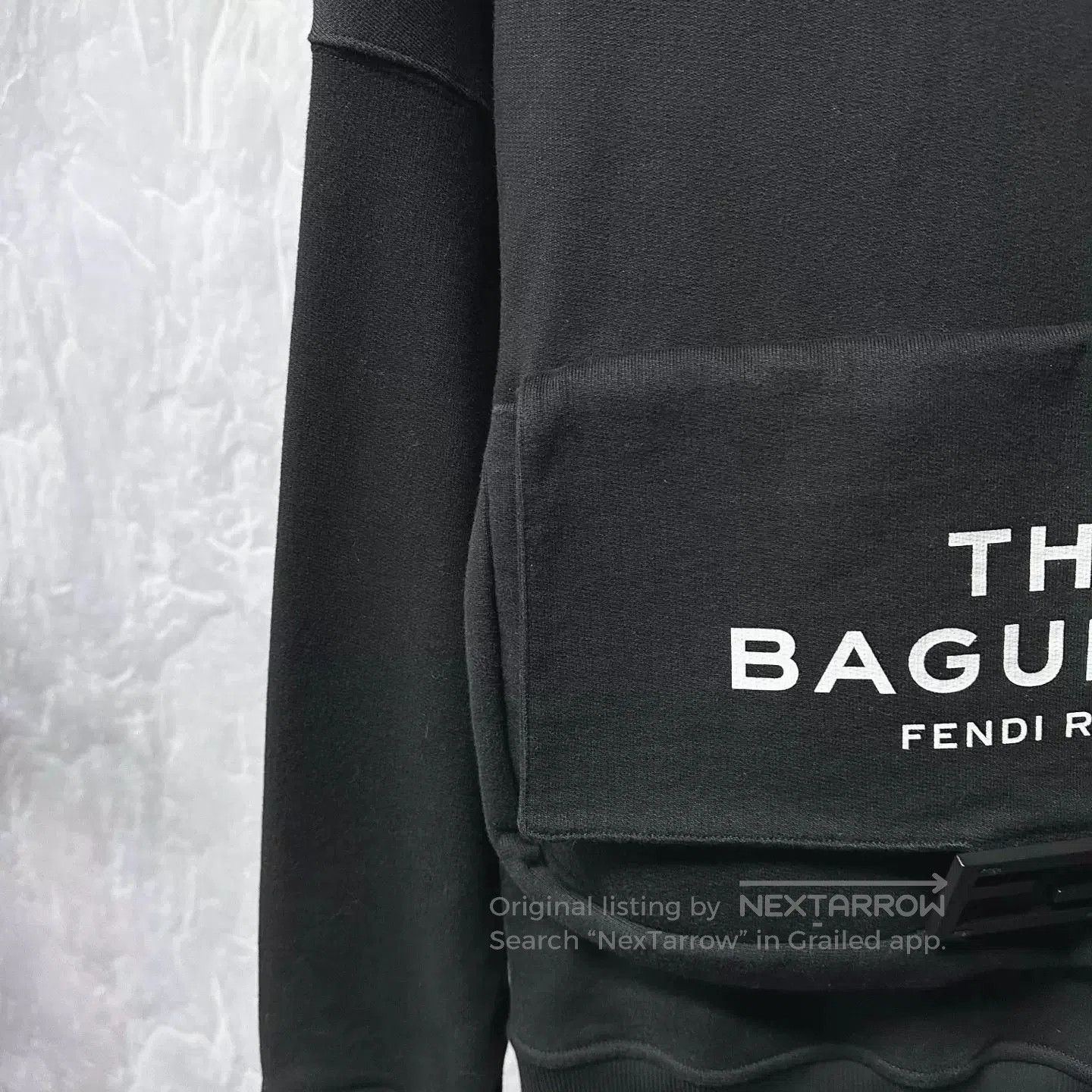 Fendi Fendi THE BAGUETTE Pocket Print Hoodie. Size S / US 4 / IT 40 - 3 Thumbnail