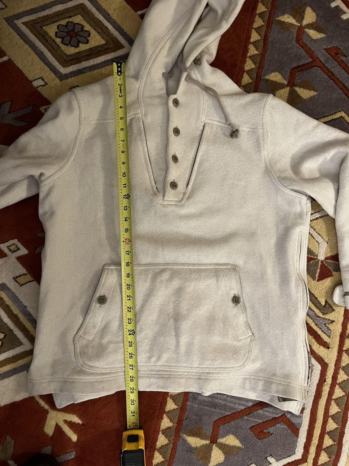 Woolrich Woolen Mills WeatherWool Al’s Anorak Natural White XL (MSRP $695) Size US XL / EU 56 / 4 - 9 Thumbnail