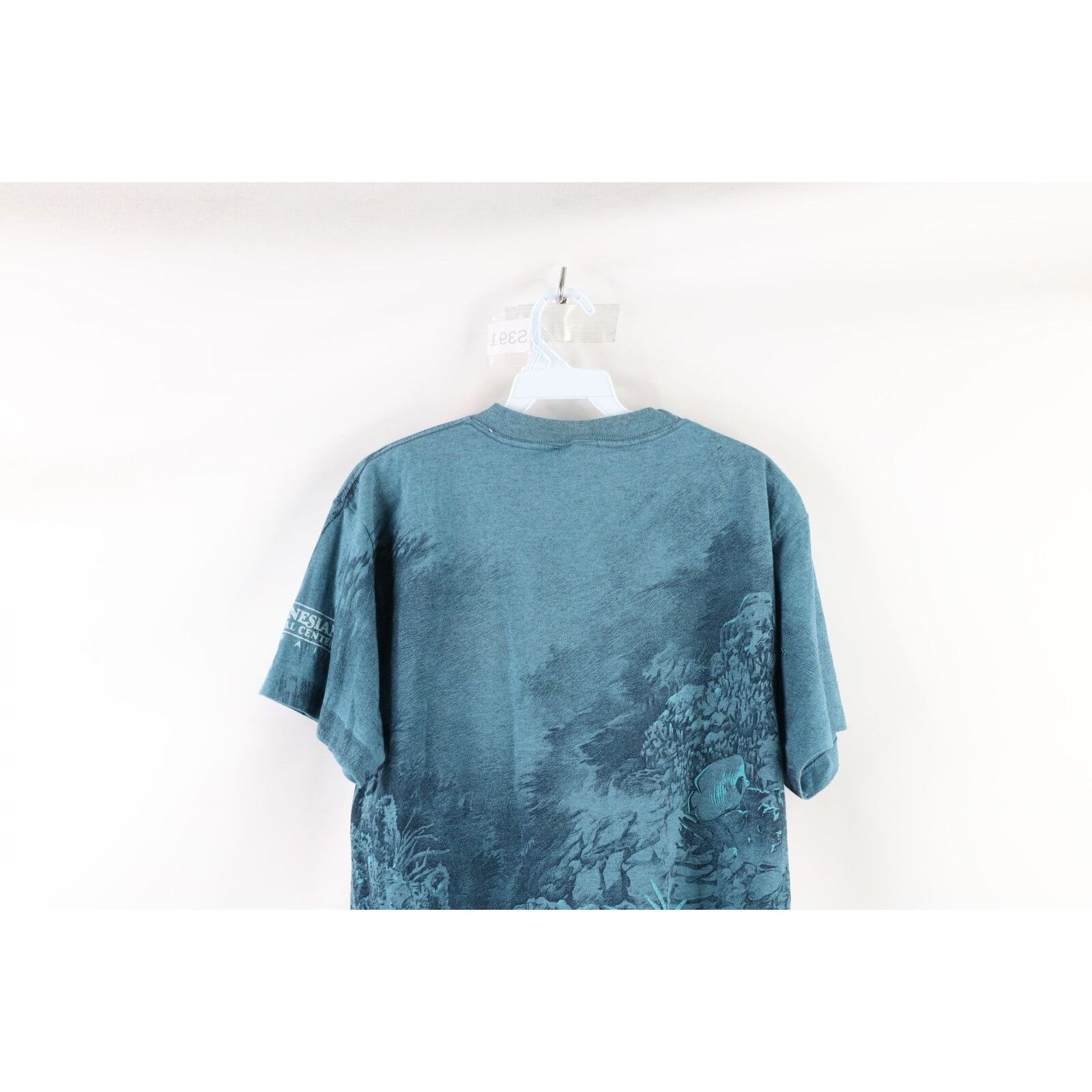 Vintage Vintage 90s Streetwear All Over Print Ocean Fish T-Shirt Size US S / EU 44-46 / 1 - 8 Thumbnail