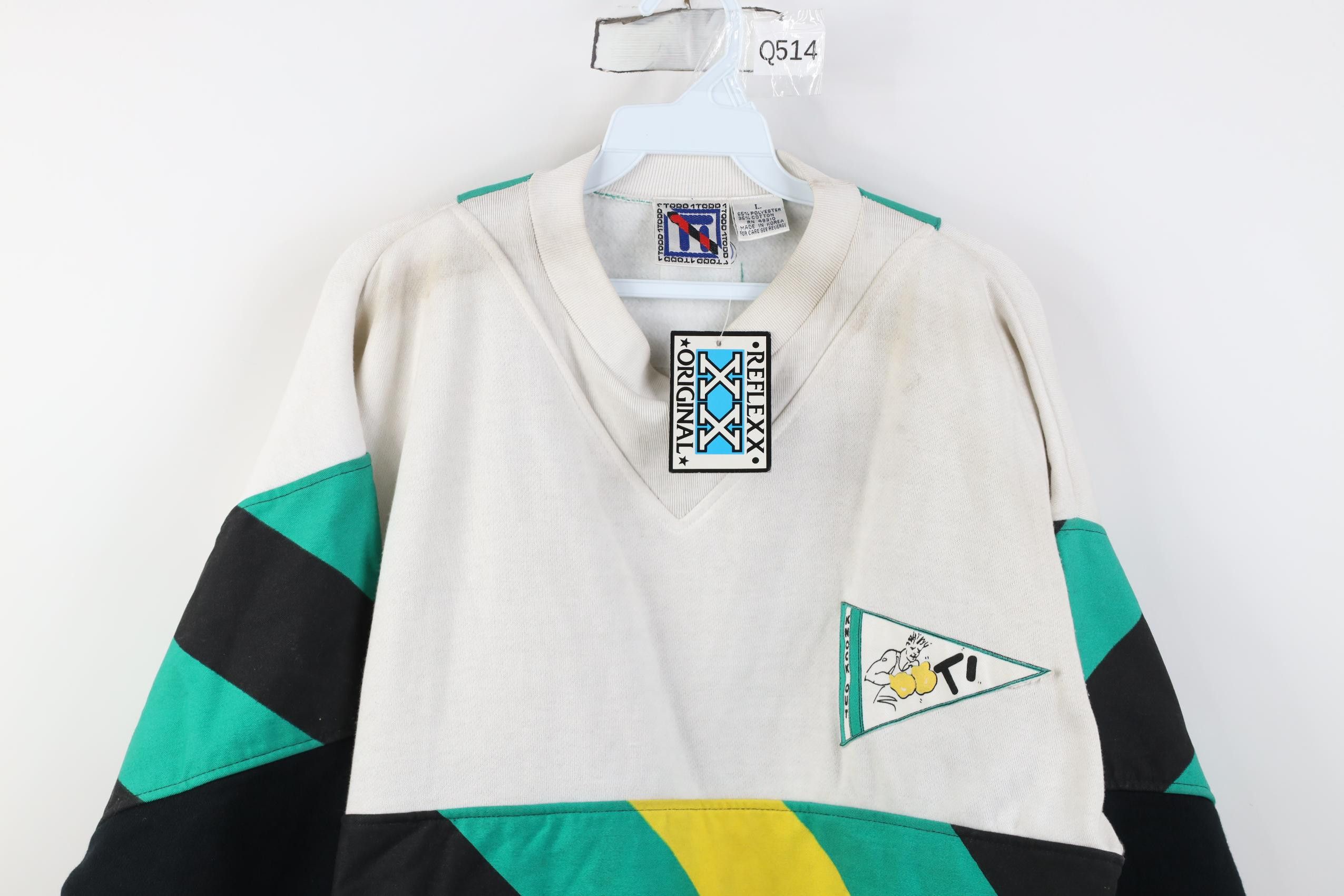 Vintage Deadstock Vintage 90s Streetwear Boxing Crewneck Sweatshirt Size US L / EU 52-54 / 3 - 2 Thumbnail