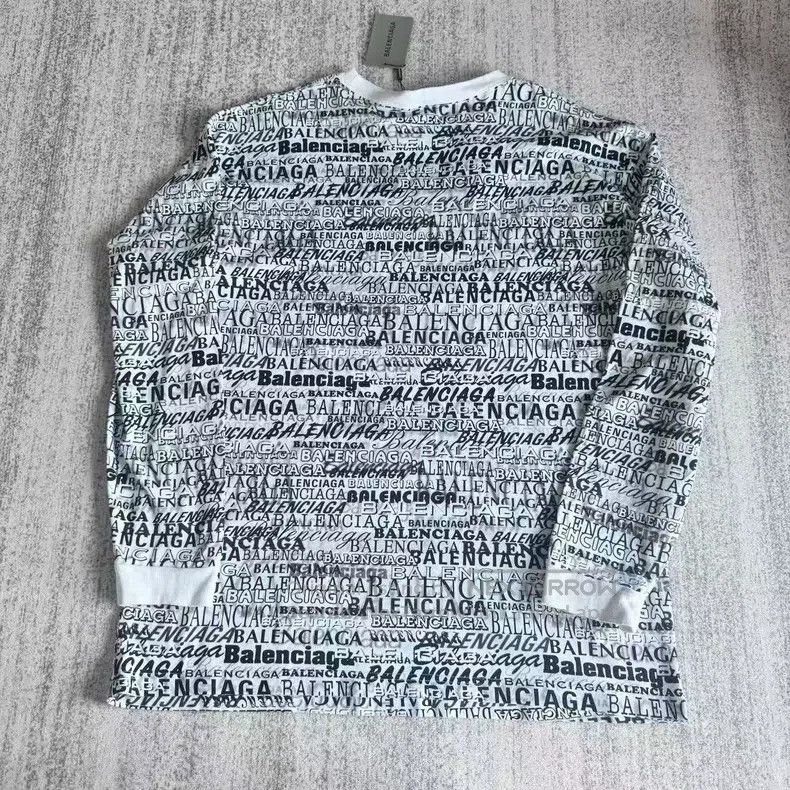 Balenciaga Balenciaga White barrage full of printed long sleeves Size US S / EU 44-46 / 1 - 2 Thumbnail