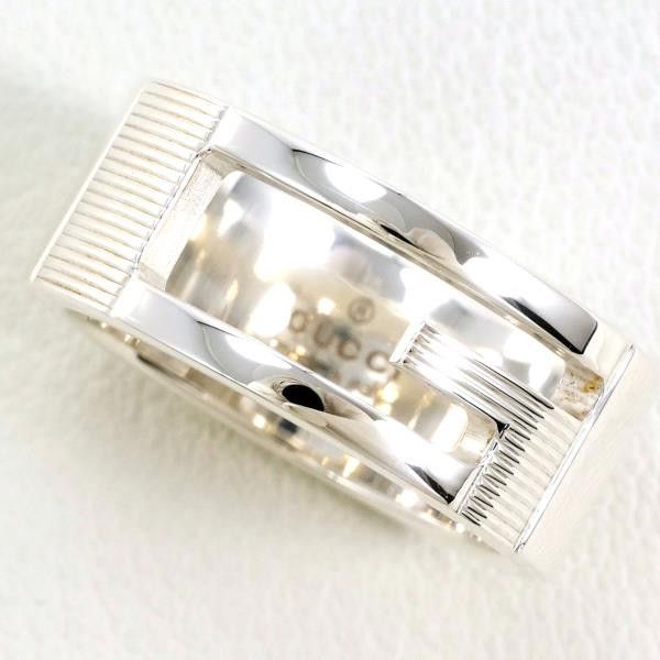 Gucci Gucci Gucci Branded G Silver Ring Size 10 Metal Ring in Excellent Condition Size ONE SIZE - 1 Thumbnail