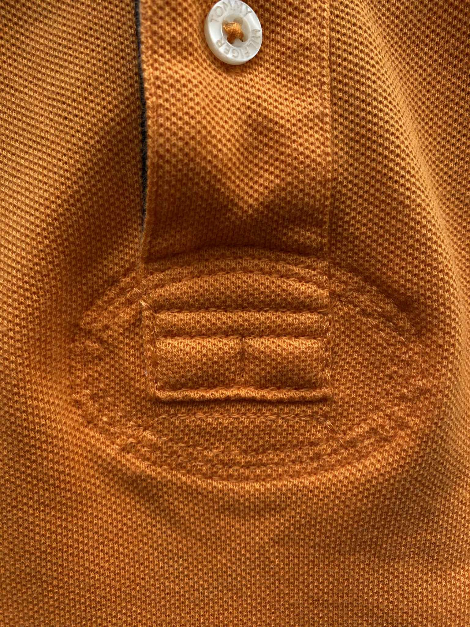 Tommy Hilfiger Tommy Hilfiger Holland Netherlands Orange Embroidered Polo Size US XL / EU 56 / 4 - 7 Thumbnail