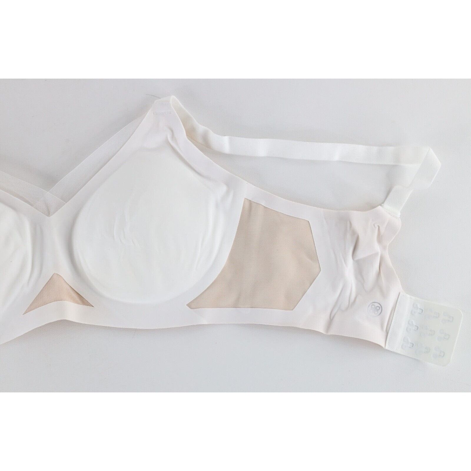 Vintage New Honeylove Crossover Wire Free Shapewear Bra White Size ONE SIZE - 3 Thumbnail