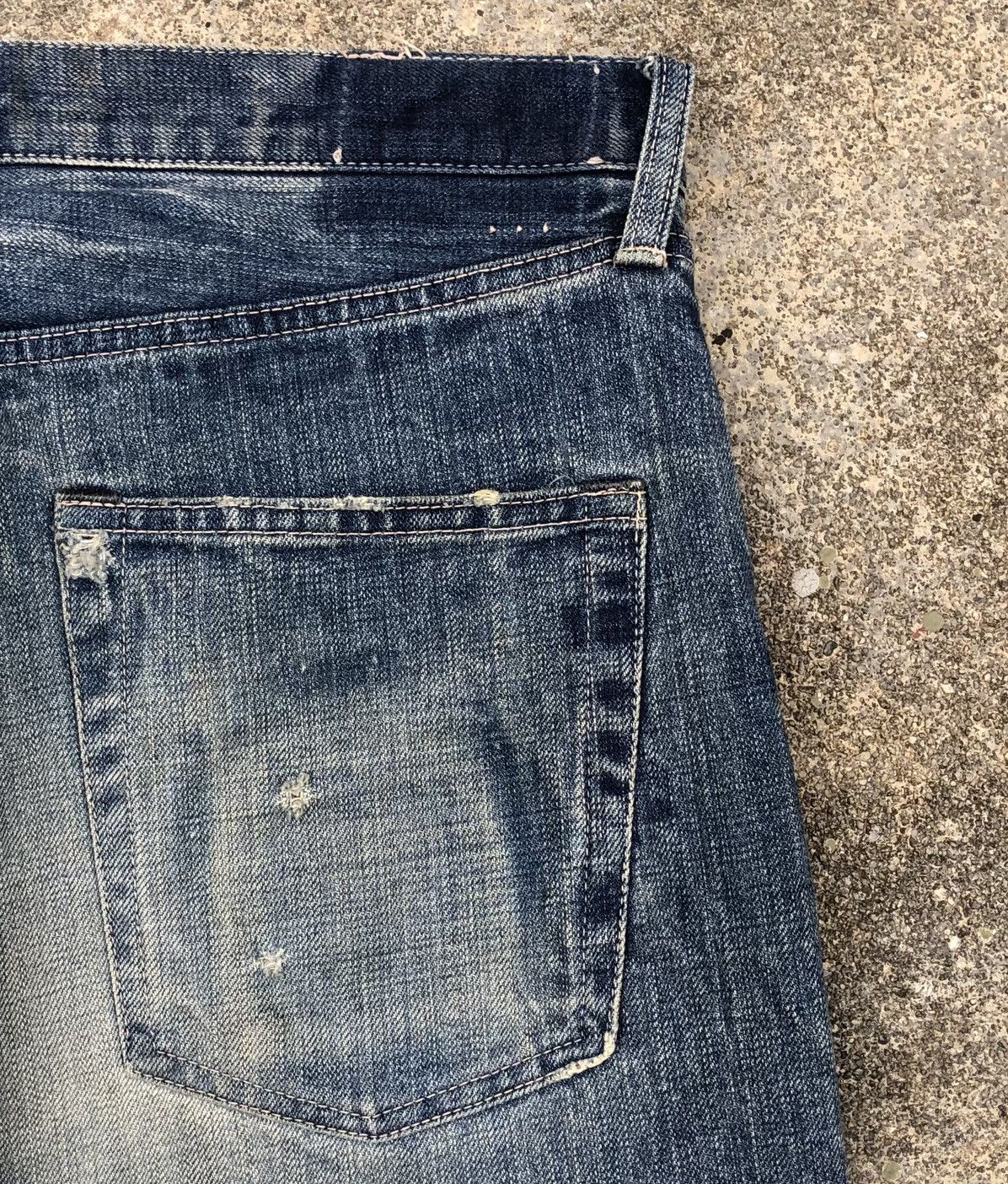Spellbound Vintage SPELLBOUND Japan Domingo Co. Distressed Denim Pant Size US 34 / EU 50 - 11 Thumbnail
