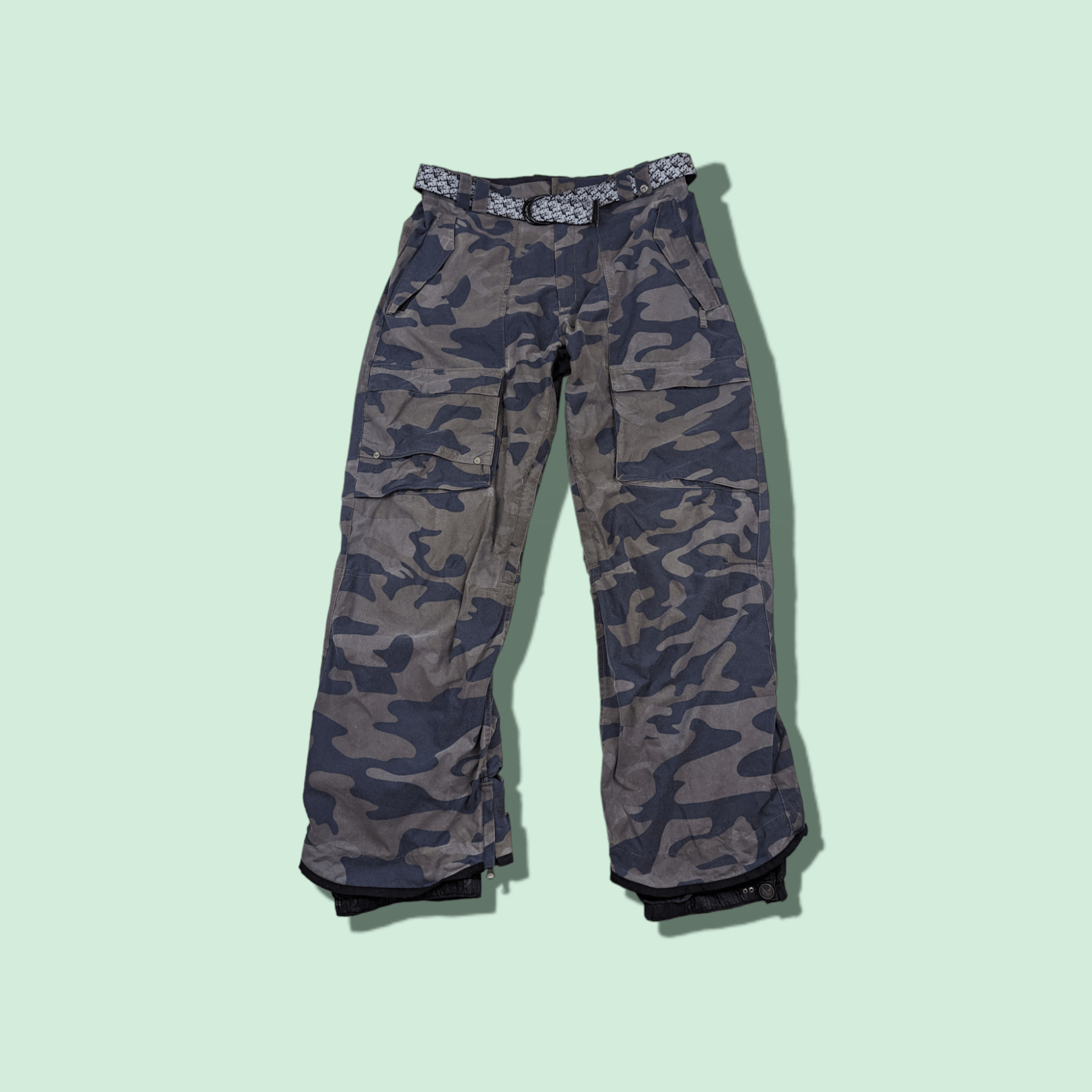 Japanese Brand Japan M6 Camouflage Cargo Skii Snow Pant Size US 36 / EU 52 - 1 Thumbnail