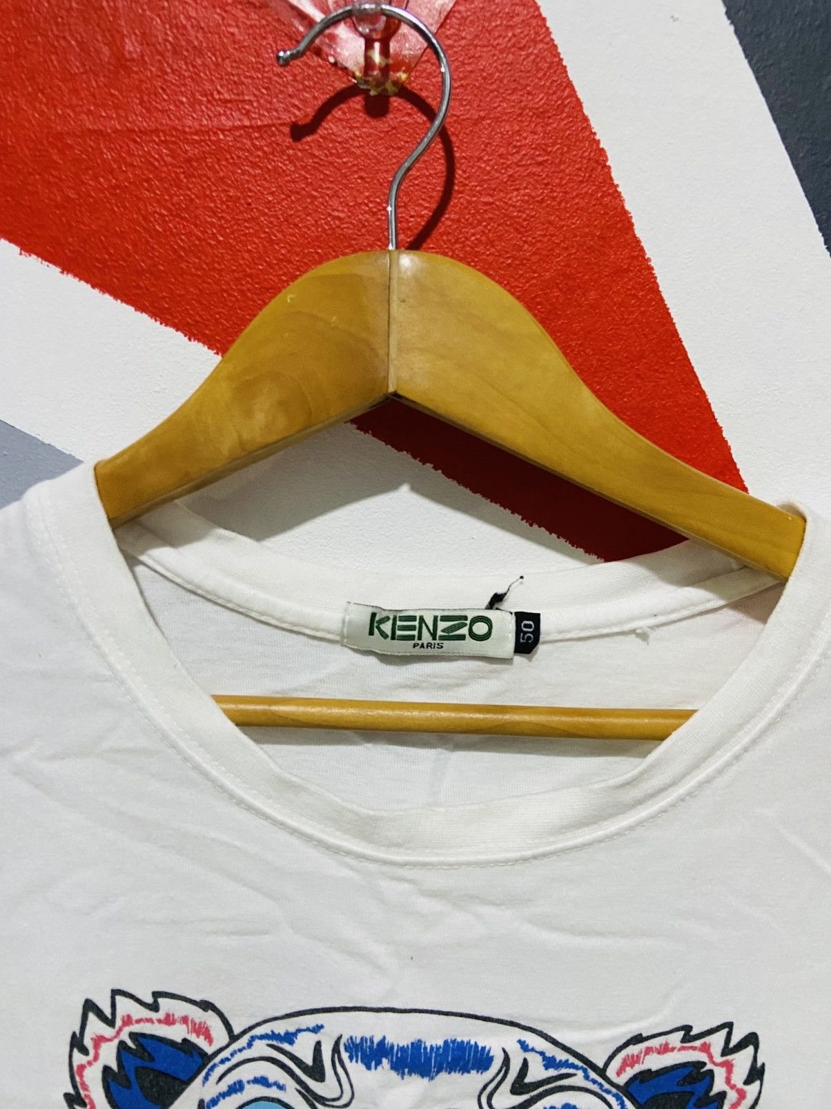 Kenzo Kenzo Big Tiger Head Tee Size US M / EU 48-50 / 2 - 4 Thumbnail