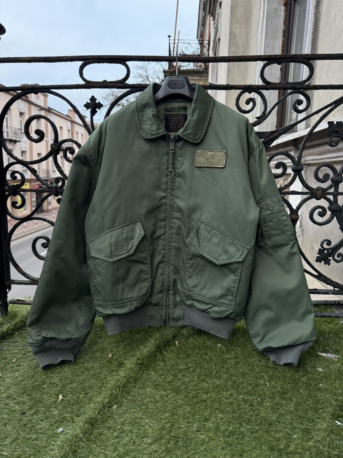 Fostex Garments Vintage Fostex Garments USA Oversize CWU45 Bomber Jacket Size US XL / EU 56 / 4 - 3 Thumbnail