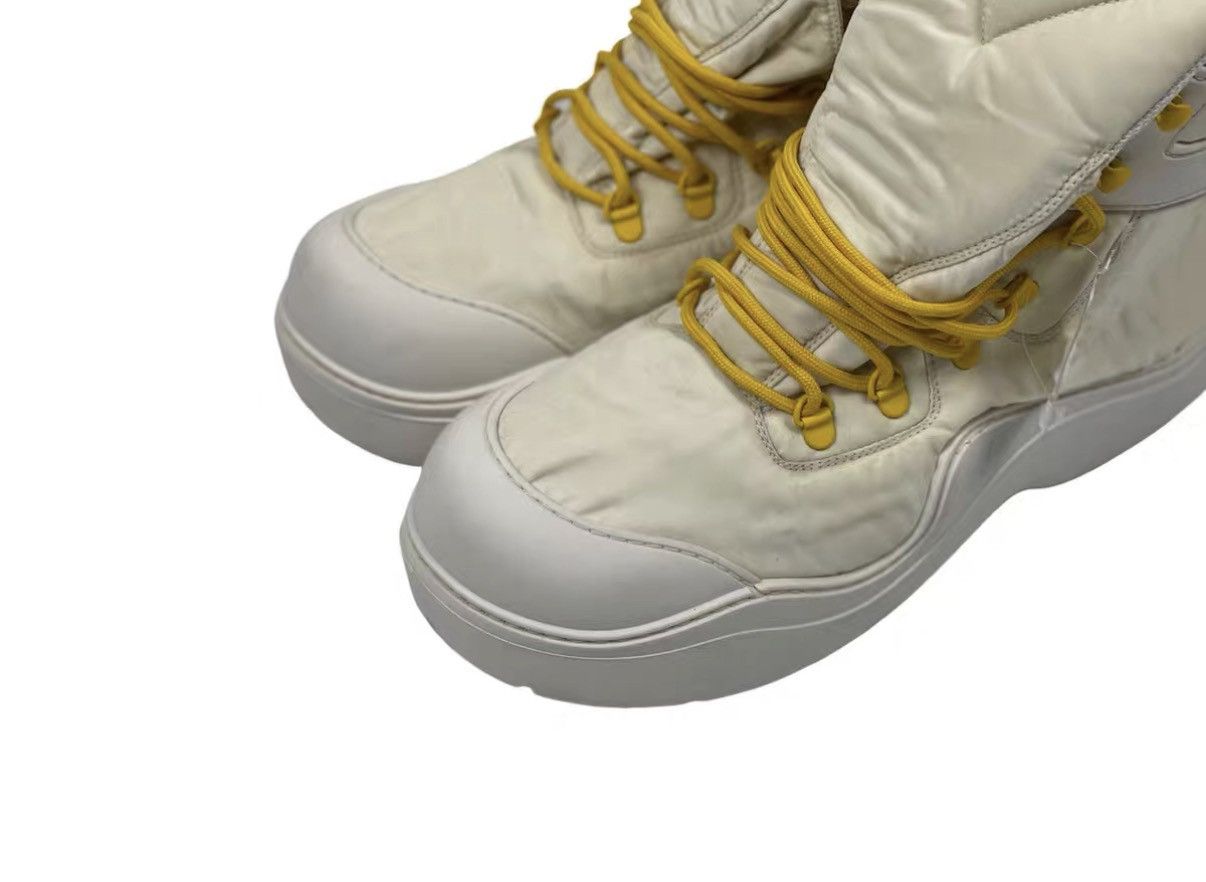 Bottega Veneta Bottega Veneta BV Hiking Boots White & Yellow J31 Size US 10 / EU 43 - 2 Thumbnail