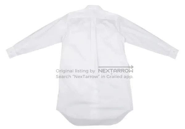Comme des Garcons Comme Des Garcons White Retro Lace Long Shirt Size XS / US 0-2 / IT 36-38 - 3 Thumbnail