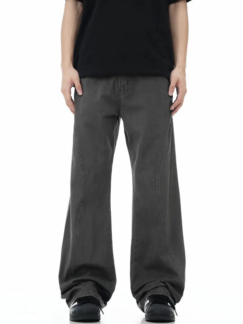 Japanese Brand × Jean Vintage Street Hip Hop Harajuku Casual Pants Size US 31 - 1 Thumbnail