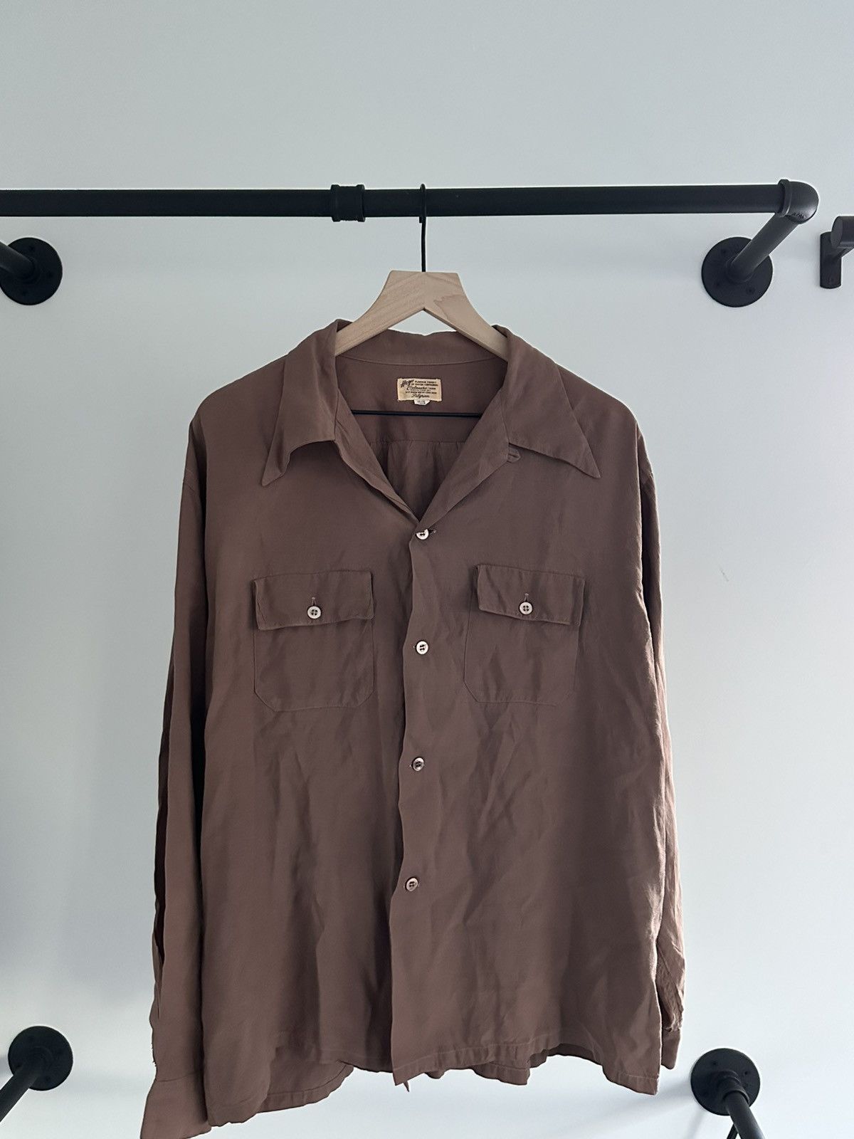 トップス 90s OLD STUSSY rayon open collar shirt 90s OLD STUSSY rayon open collar shirt