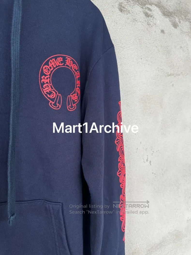 Other CHROME HEARTS Navy blue horse hoof vine hoodie Size US M / EU 48-50 / 2 - 3 Thumbnail
