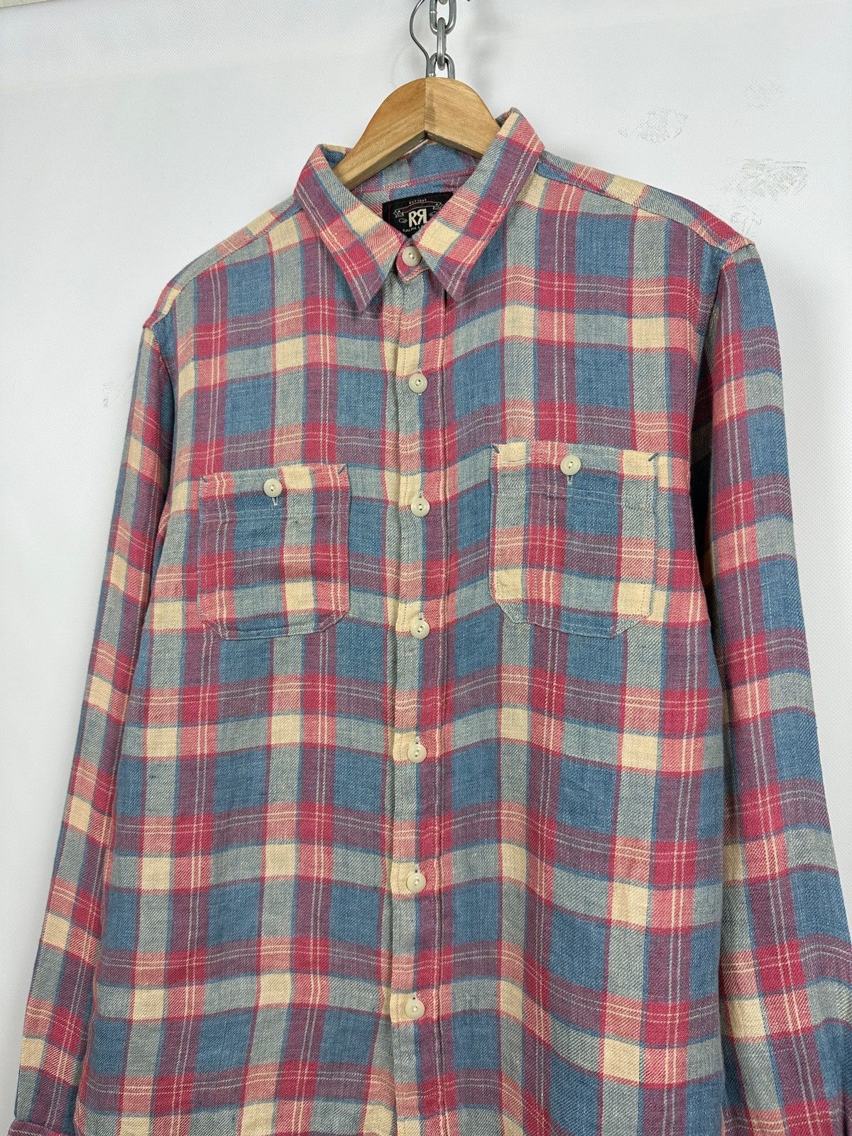 Polo Ralph Lauren RRL Ralph Lauren Double RL Flannel Long Sleeve Button Shirt Size US M / EU 48-50 / 2 - 4 Thumbnail