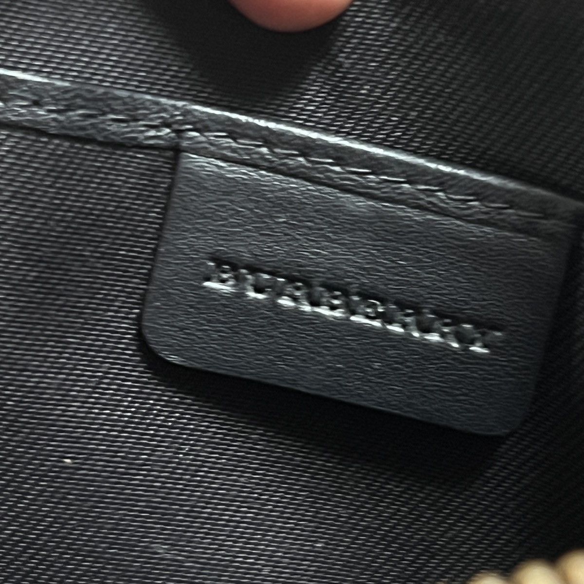 Burberry Burberry Mini Mag Crossbody Black Leather Size ONE SIZE - 13 Thumbnail