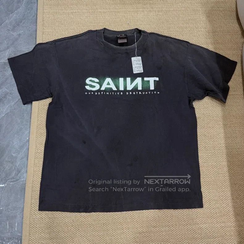 Saint Michael Saint Michael Cyberpunk Cybercircuit Black Washed Old Shor Size US L / EU 52-54 / 3 - 1 Thumbnail