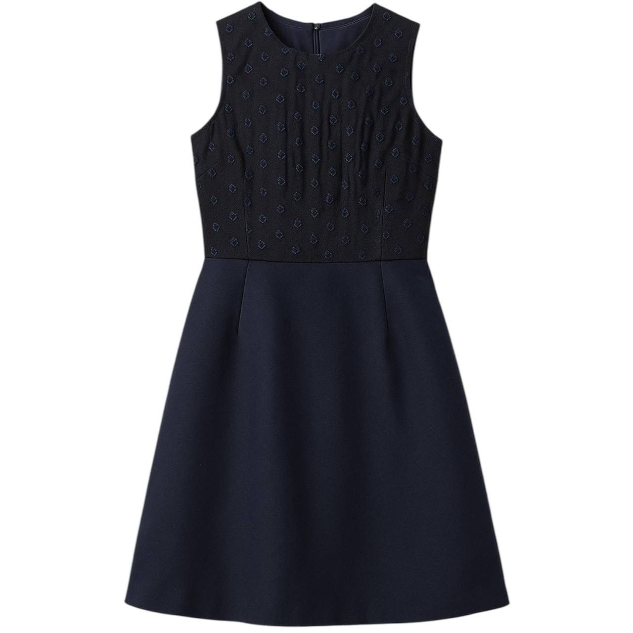 Max Mara PIANOFORTE BY MAX MARA NAVY SOLID EVENING MIDI DRESS SZ US12 Size XL / US 12-14 / IT 48-50 - 1 Thumbnail