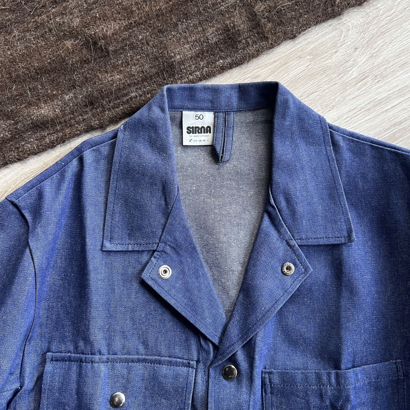 Vintage Vintage French Workwear Utility Jacket 9681AC Size US L / EU 52-54 / 3 - 8 Thumbnail