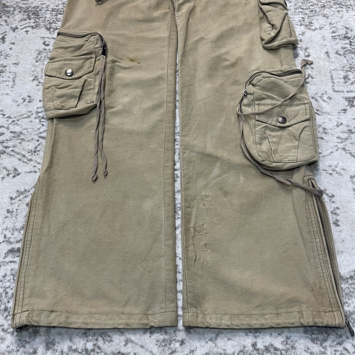 GOA Codes Combines Japan 3D Multi Pocket Wide Leg Cargo Pants Size US 30 / EU 46 - 4 Thumbnail