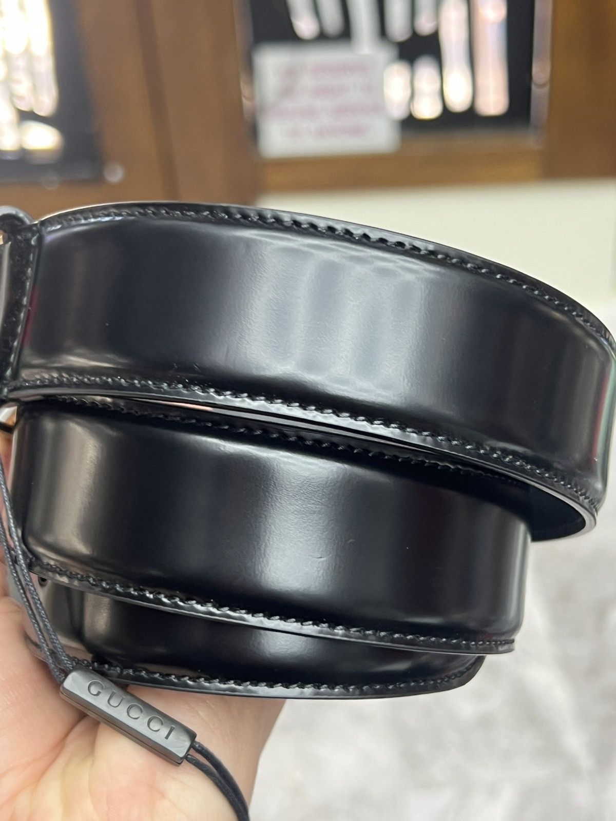 Gucci Gucci Black Dress Belt Size ONE SIZE - 3 Thumbnail