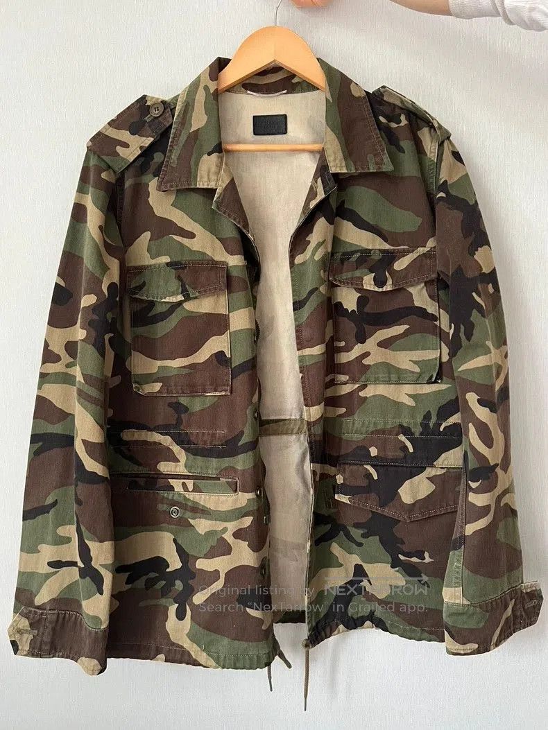Saint Laurent Paris Yves Saint Laurent Camouflage Jacket. Size US L / EU 52-54 / 3 - 1 Thumbnail