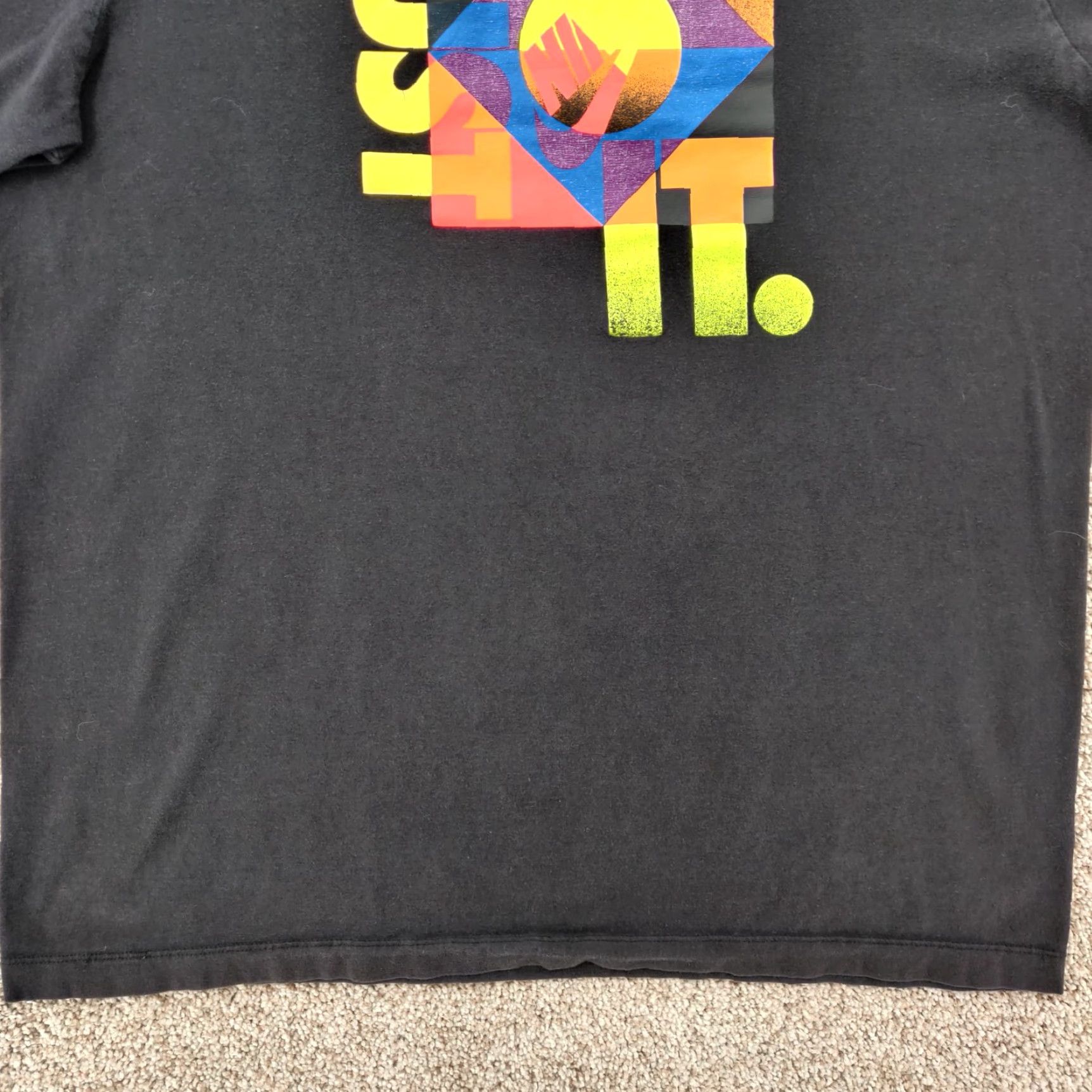 Nike Nike T Shirt Mens M Black Short Sleeve Logo Tee Size US M / EU 48-50 / 2 - 5 Thumbnail