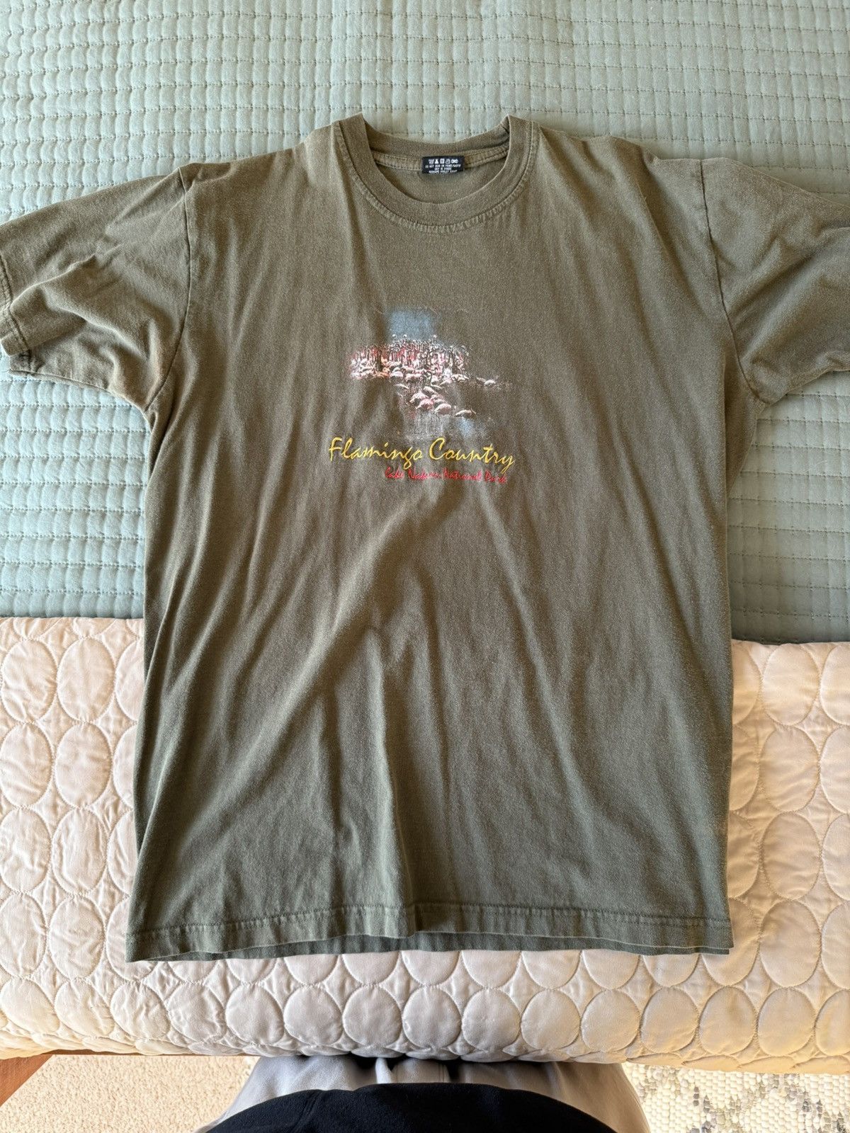 Vintage Vintage Flamingo Country Airborne Tee Size US XL / EU 56 / 4 - 1 Thumbnail