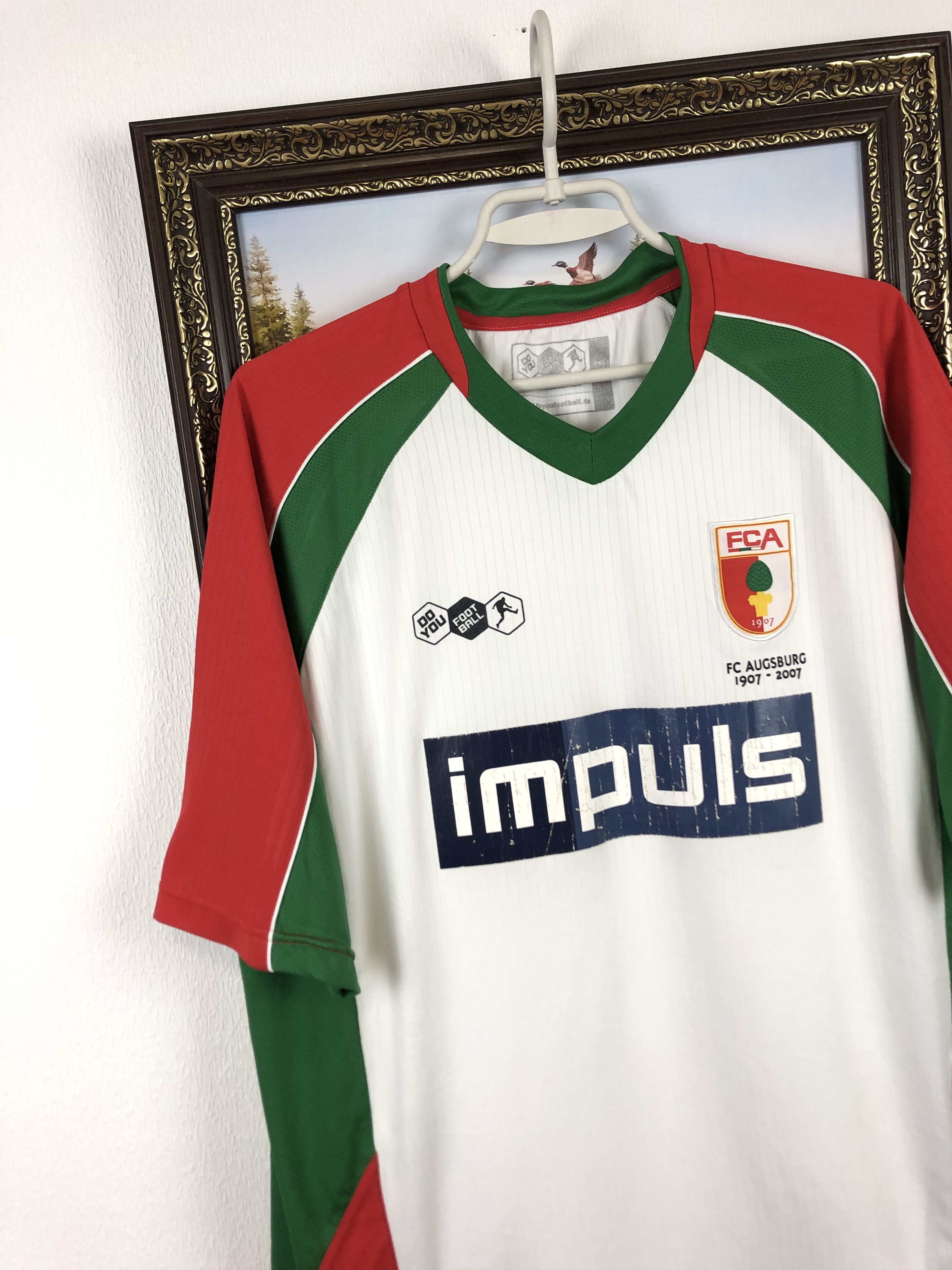 Other Augsburg Home football shirt 2007 Soccer Jersey Rare Size US XXL / EU 58 / 5 - 3 Thumbnail