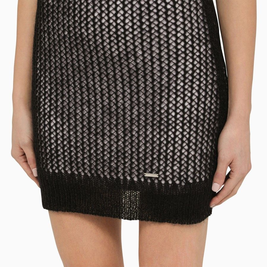Dsquared2 o1d2blof0824 Mini Dress in Black Size M / US 6-8 / IT 42-44 - 4 Thumbnail