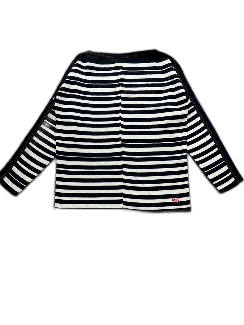 Loewe Loewe Striped Embroidered Logo Knit Top Size US M / EU 48-50 / 2 - 1 Thumbnail