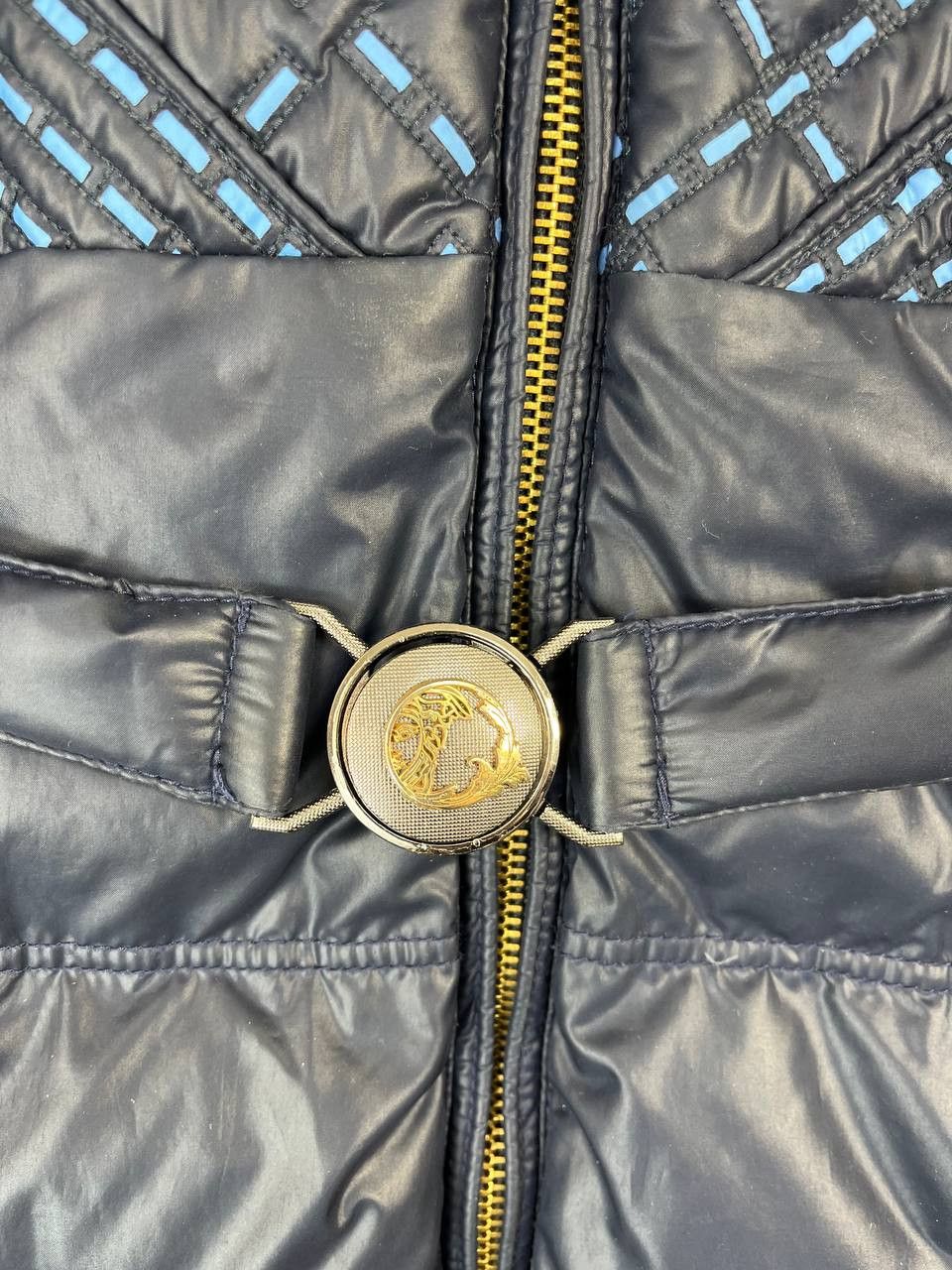 Versace Versace Collection Womens Quilted Puffer Coat Hooded 42 Size M / US 6-8 / IT 42-44 - 5 Thumbnail