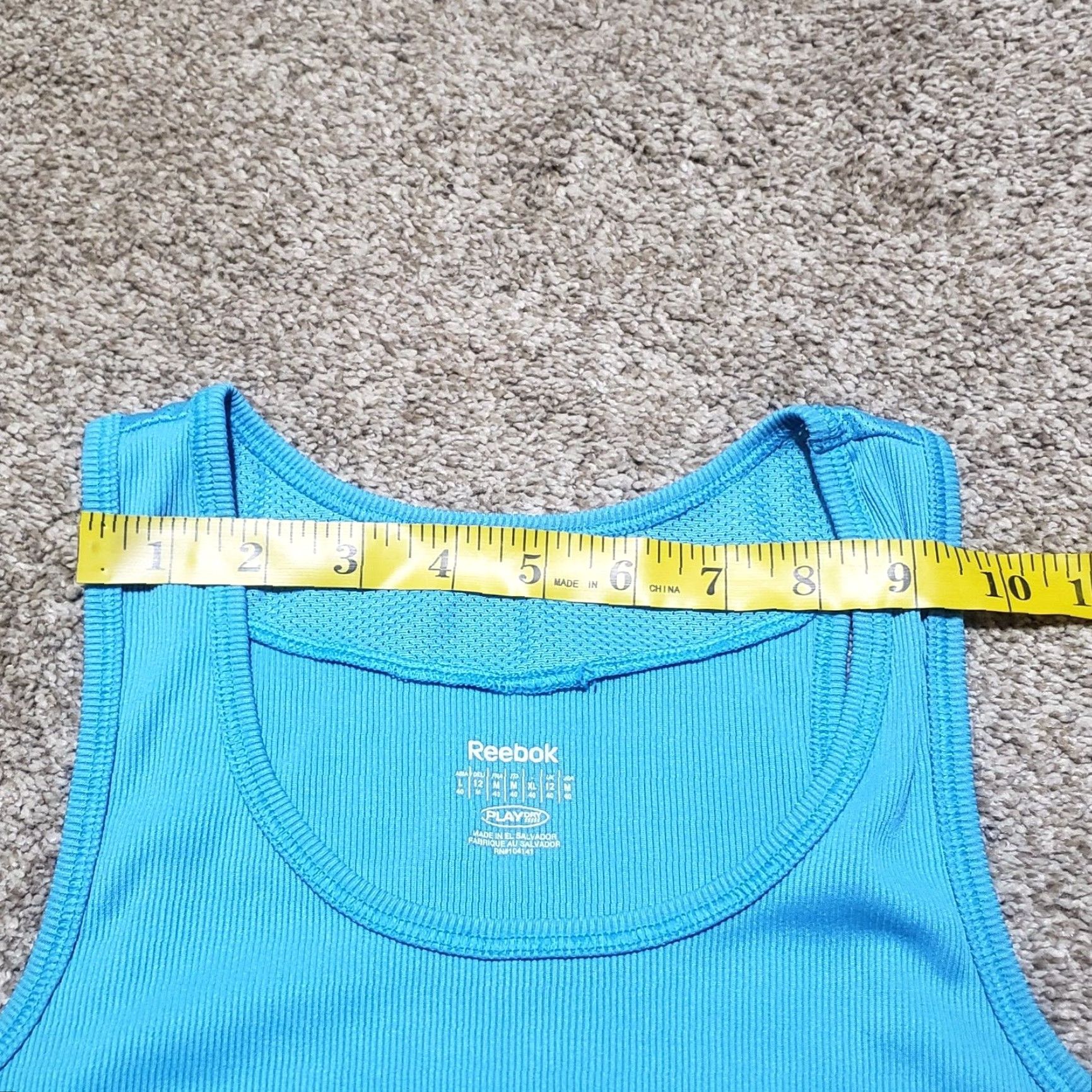Reebok REEBOK Solid Blue Speed Wick Racerback Tank Top Shirt Adult Women's M Medium Size M / US 6-8 / IT 42-44 - 3 Thumbnail