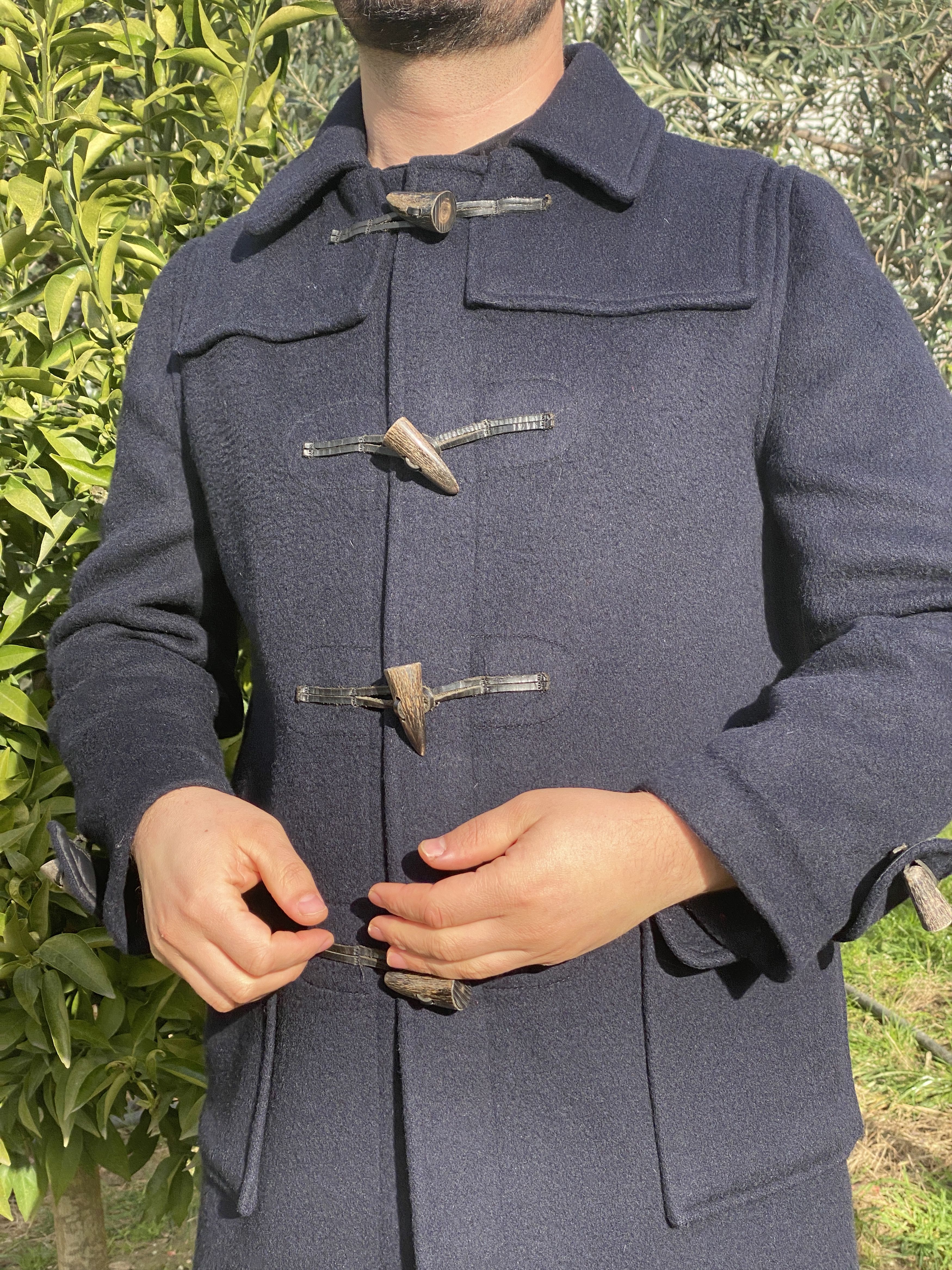 Gloverall Gloverall Duffle Coat Buckle Size GB 38 Eur 42 44 14 Trench Size US M / EU 48-50 / 2 - 2 Thumbnail