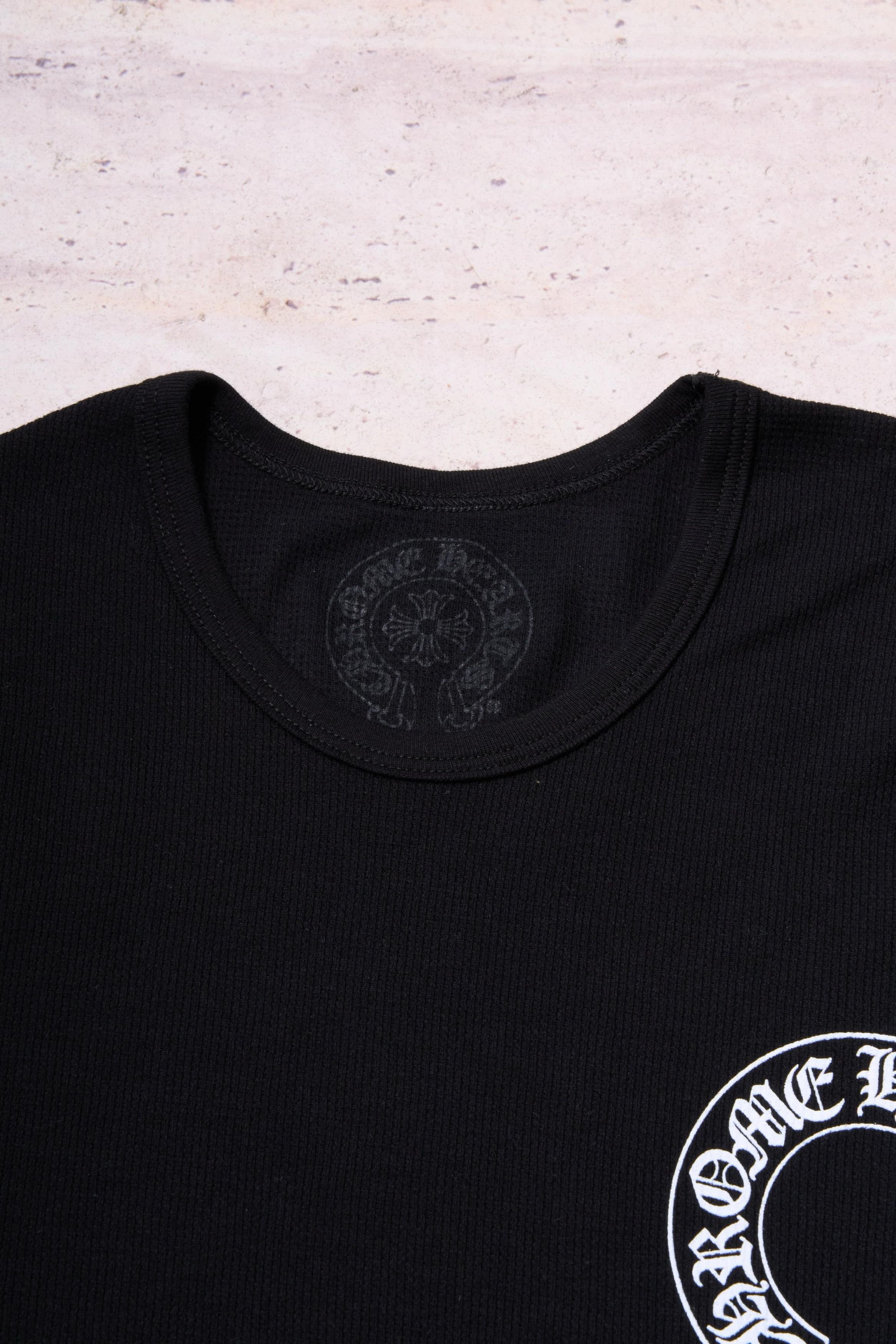 Chrome Hearts horseshoe Thermal long t-shirt black