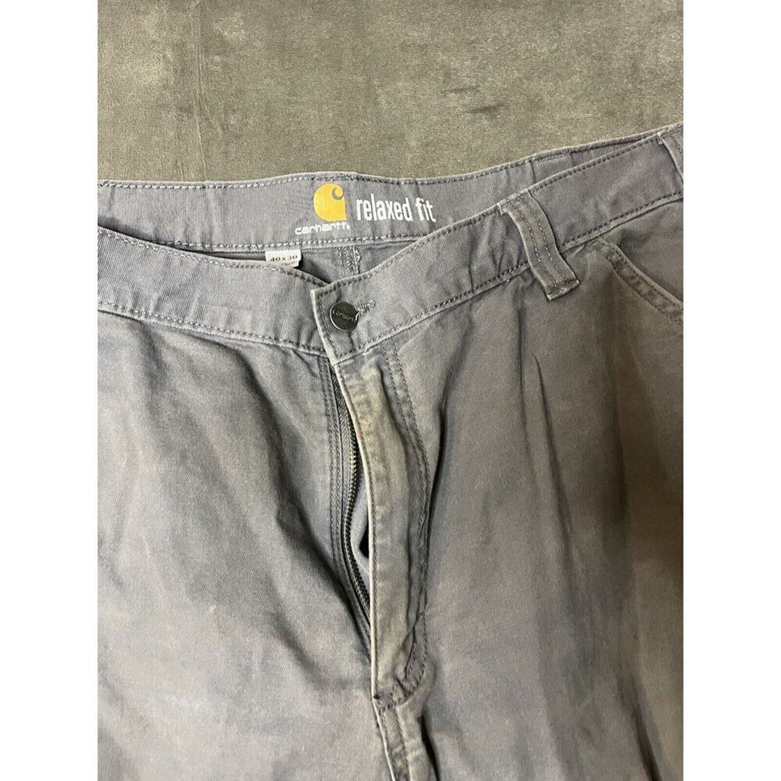 Carhartt Carhartt Force 40 x 30 Gray Relaxed Fit Cargo Pants Distress Size US 40 / EU 56 - 9 Thumbnail