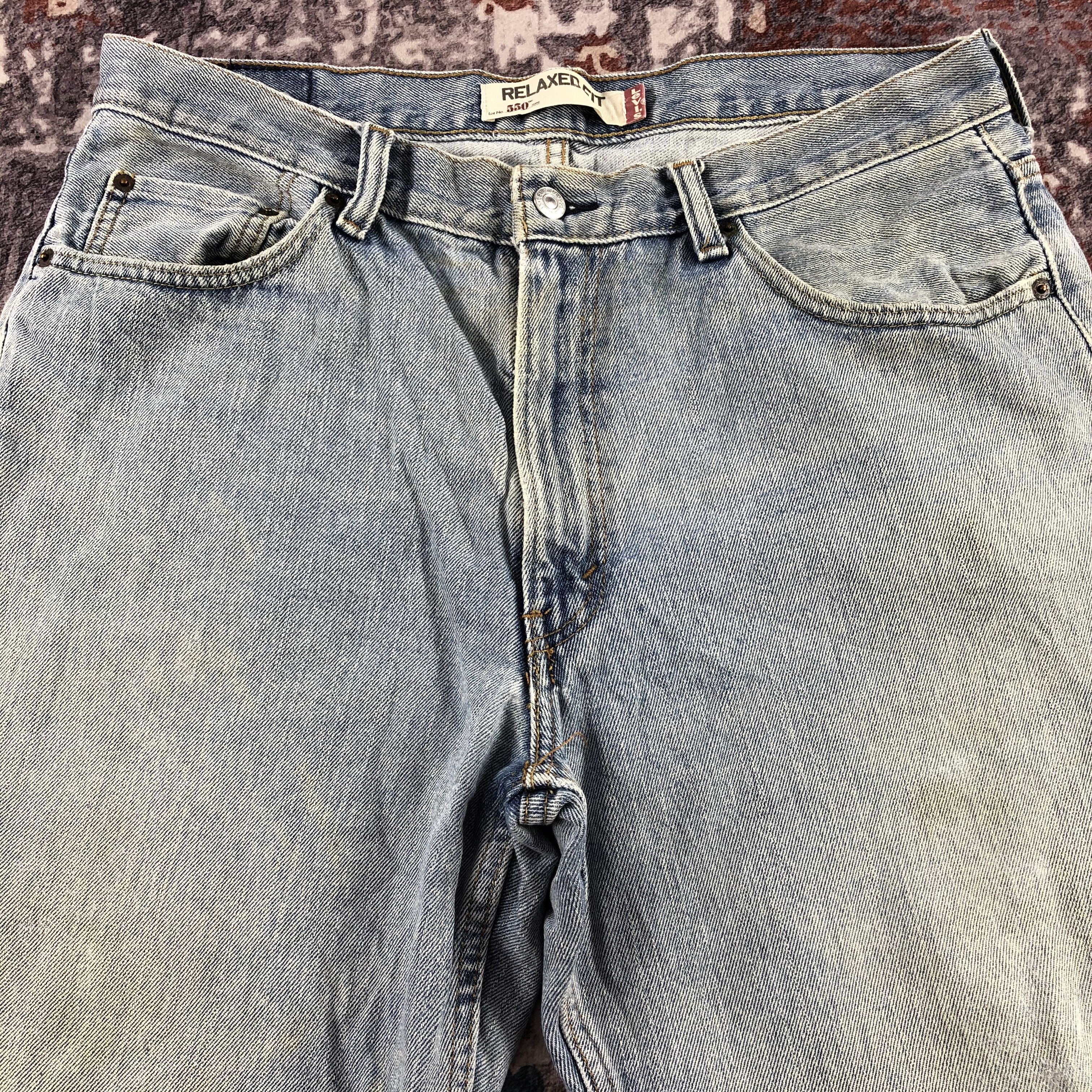 Levi's × Vintage Vintage Light Wash Levis 550 Jeans-JM3079 Size US 35 - 4 Thumbnail