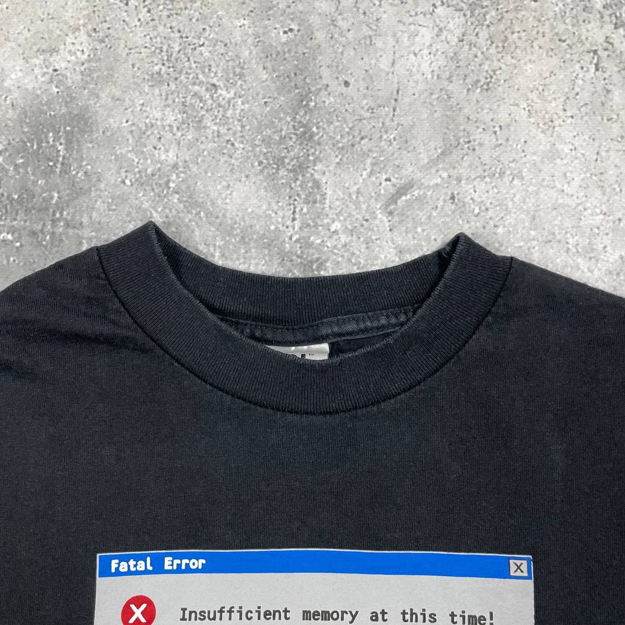 Vintage Vintage 2000s Fatal Error Insufficient Memory Geek T Shirt S Size US S / EU 44-46 / 1 - 12 Thumbnail