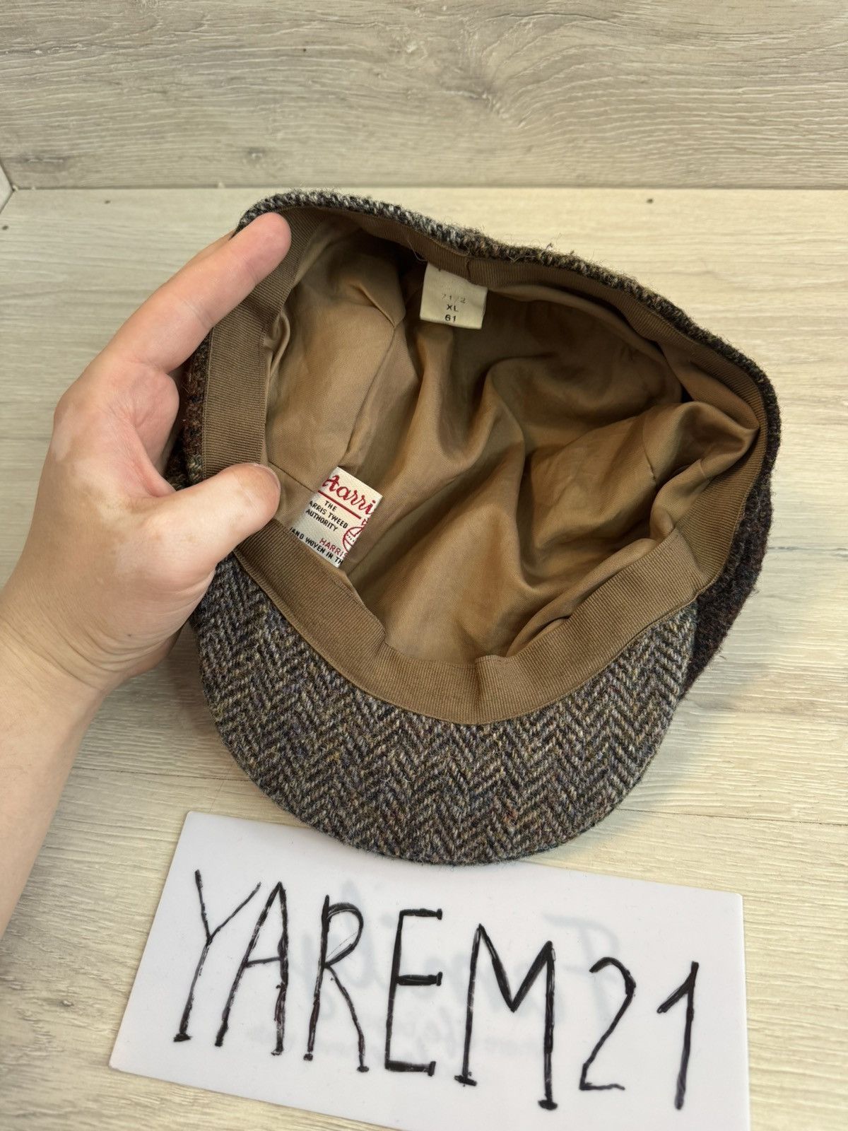 Harris Tweed Harris Tweed cap hat Size ONE SIZE - 4 Thumbnail