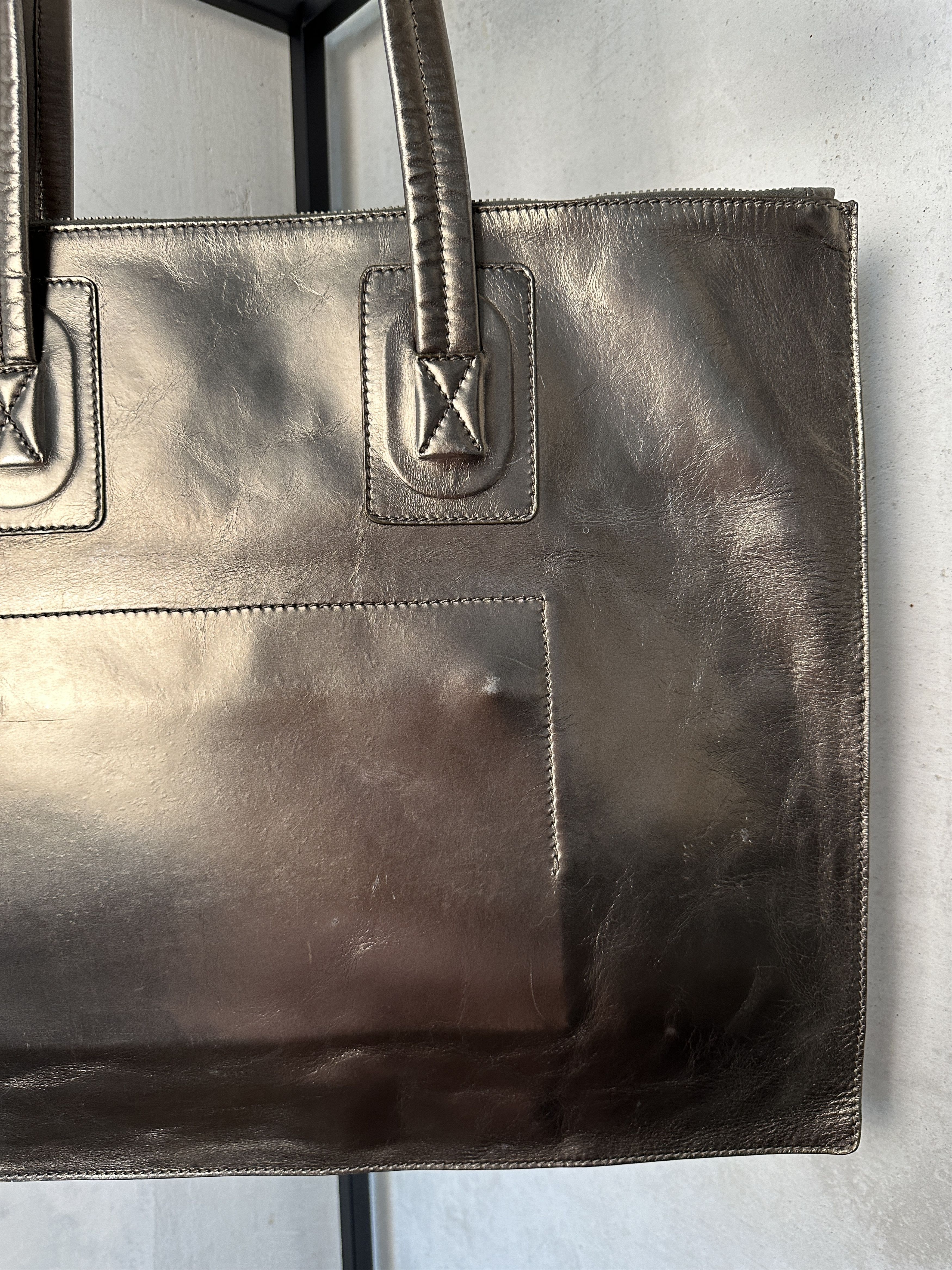 Rick Owens Rick Owens SS13 Island Metallic Gold Tote Bag Size ONE SIZE - 4 Thumbnail