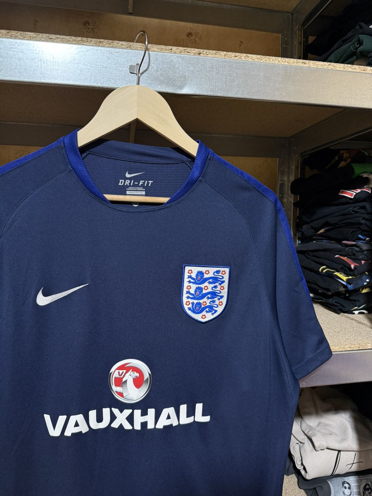 Nike × Vintage Nike England Training Football Soccer Jersey 2016 2017 Size US XL / EU 56 / 4 - 4 Thumbnail