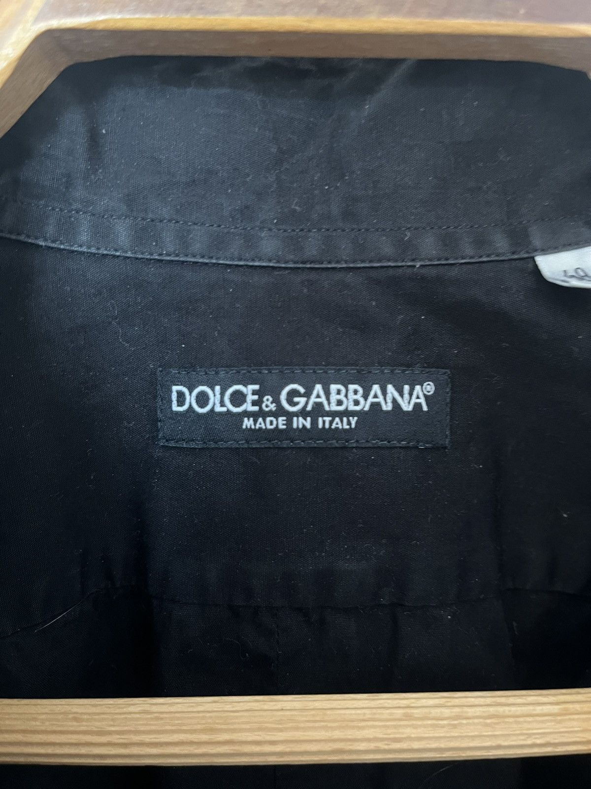 Dolce & Gabbana DOLCE & GABBANA - Button-up shirt, black. Size US M / EU 48-50 / 2 - 7 Thumbnail