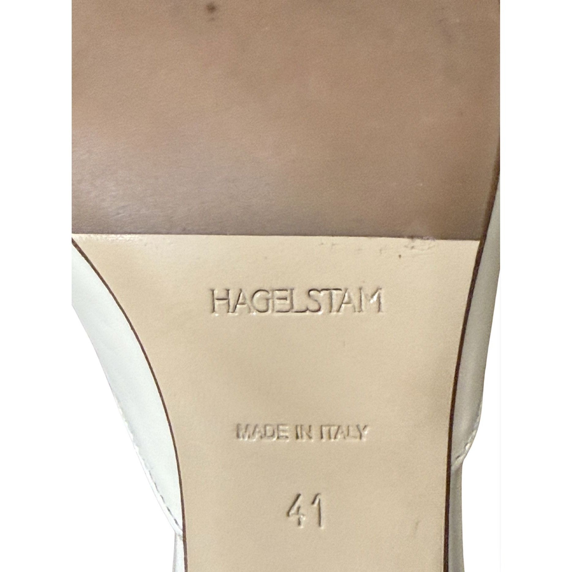 Other Hagelstam Amber D’Orsay Pump 55 Vanilla Leather GUC $534 Sz Size US 11 / IT 41 - 7 Thumbnail