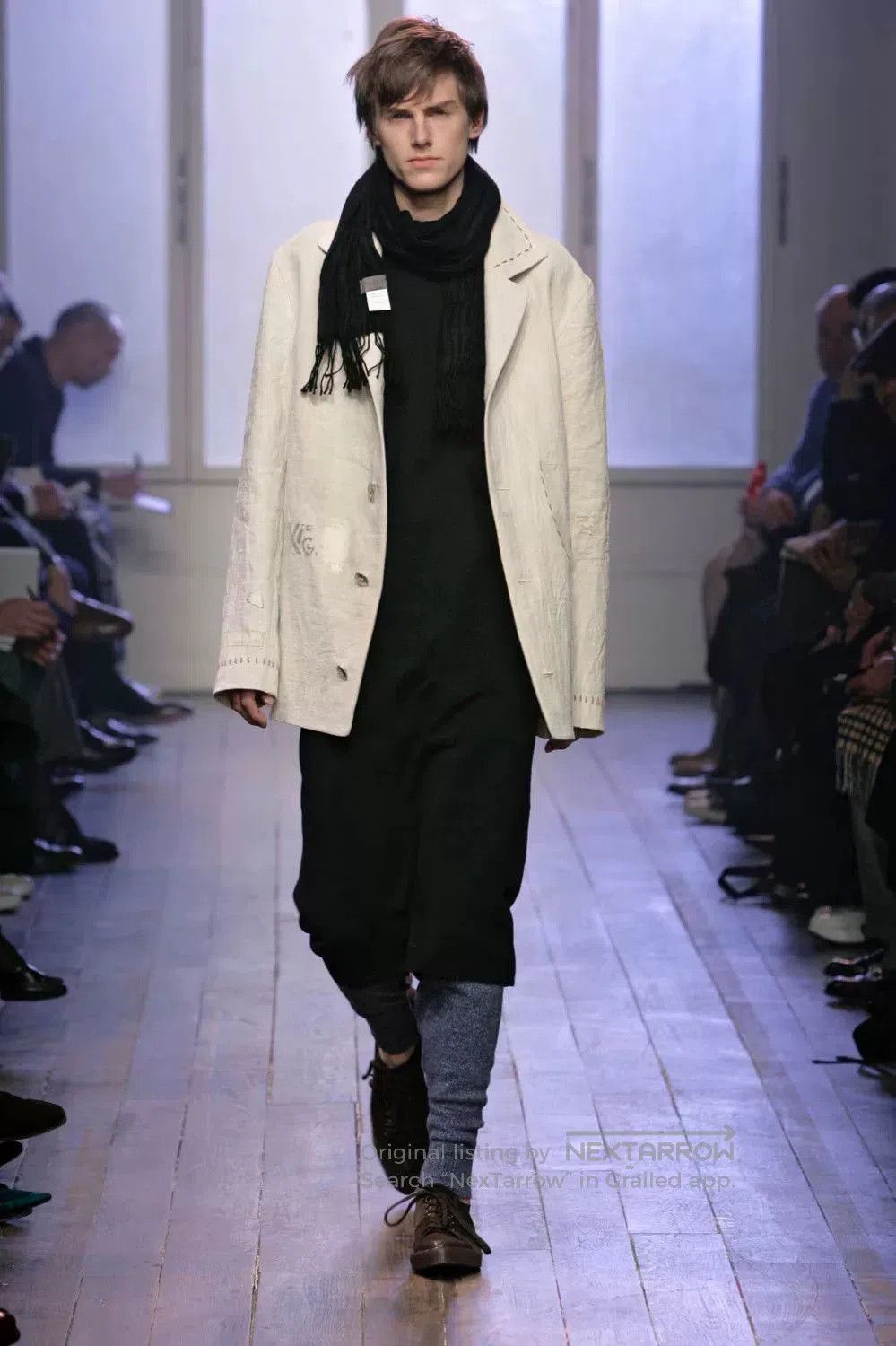 Yohji Yamamoto Yohji Yamamoto Silver Button Black Coat. Size US L / EU 52-54 / 3 - 2 Thumbnail