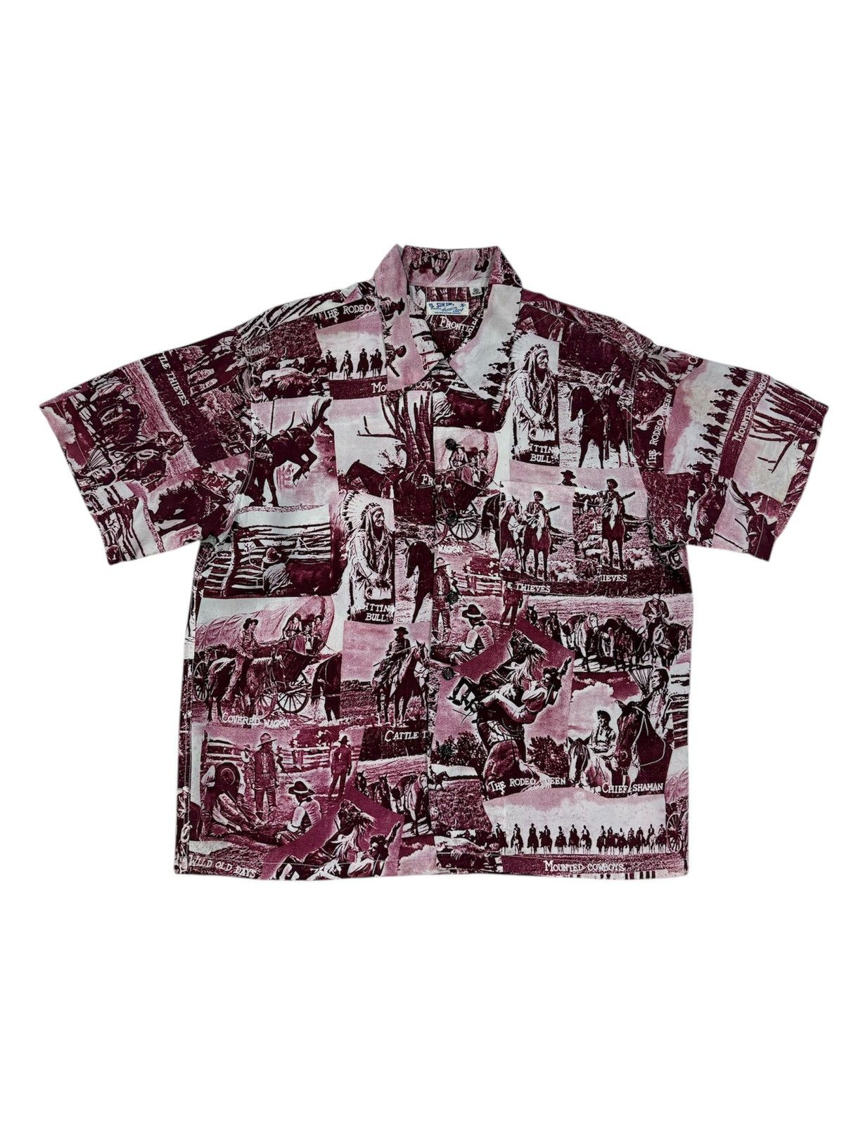 Sun Surf Vintage southwestern print rayon camp collar hawaiian shirt Size US M / EU 48-50 / 2 - 1 Thumbnail